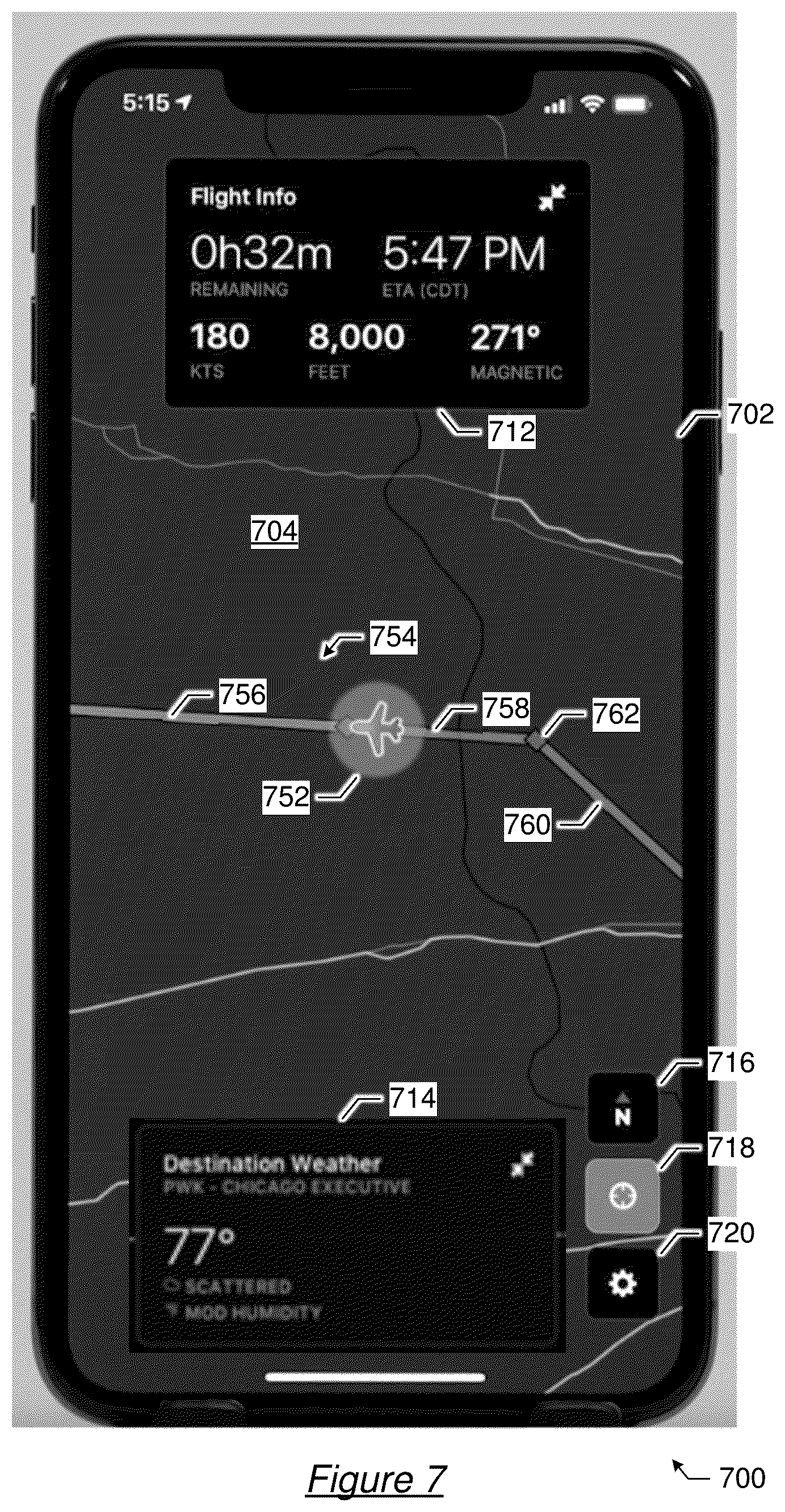 Patent US12365463 Figure 6 – Flight information synchronization using ad hoc networking