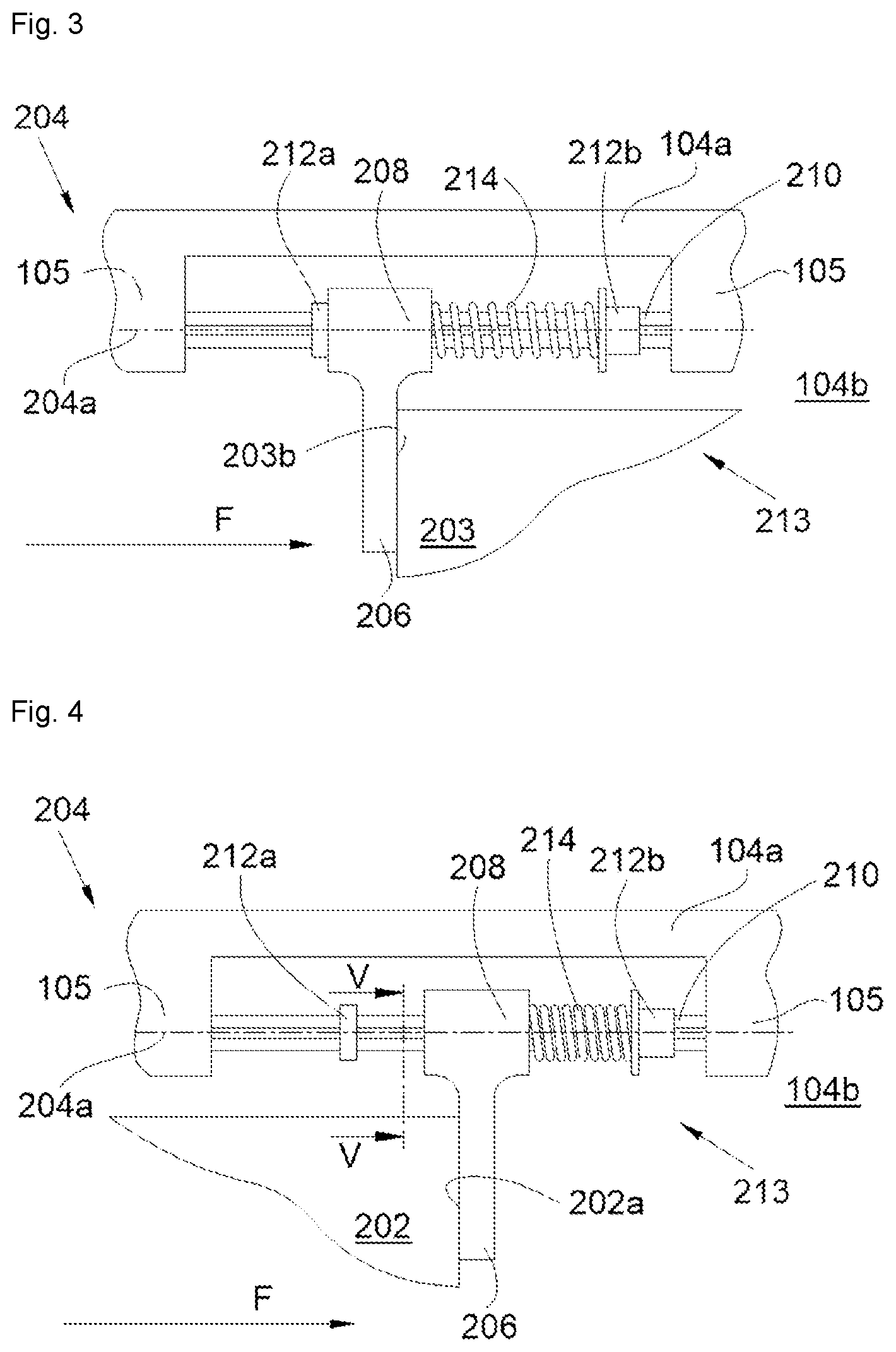 Patent US12365464 Figure 3 – Galley for aircraft comprising a trolley locking system