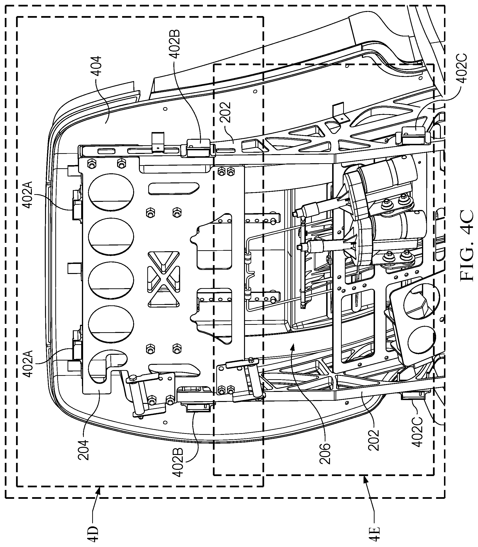Patent US12365465 Figure 12 – One piece seat back panel