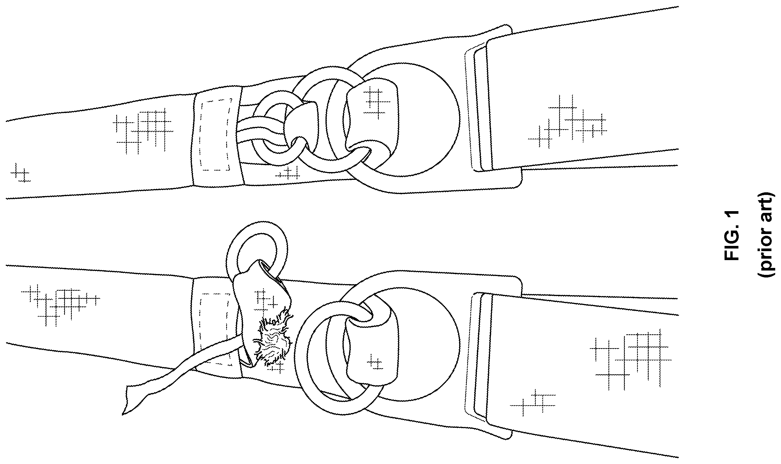 Patent US12365467 Figure 1 – Ring release systems and methods utilizing a removable pin