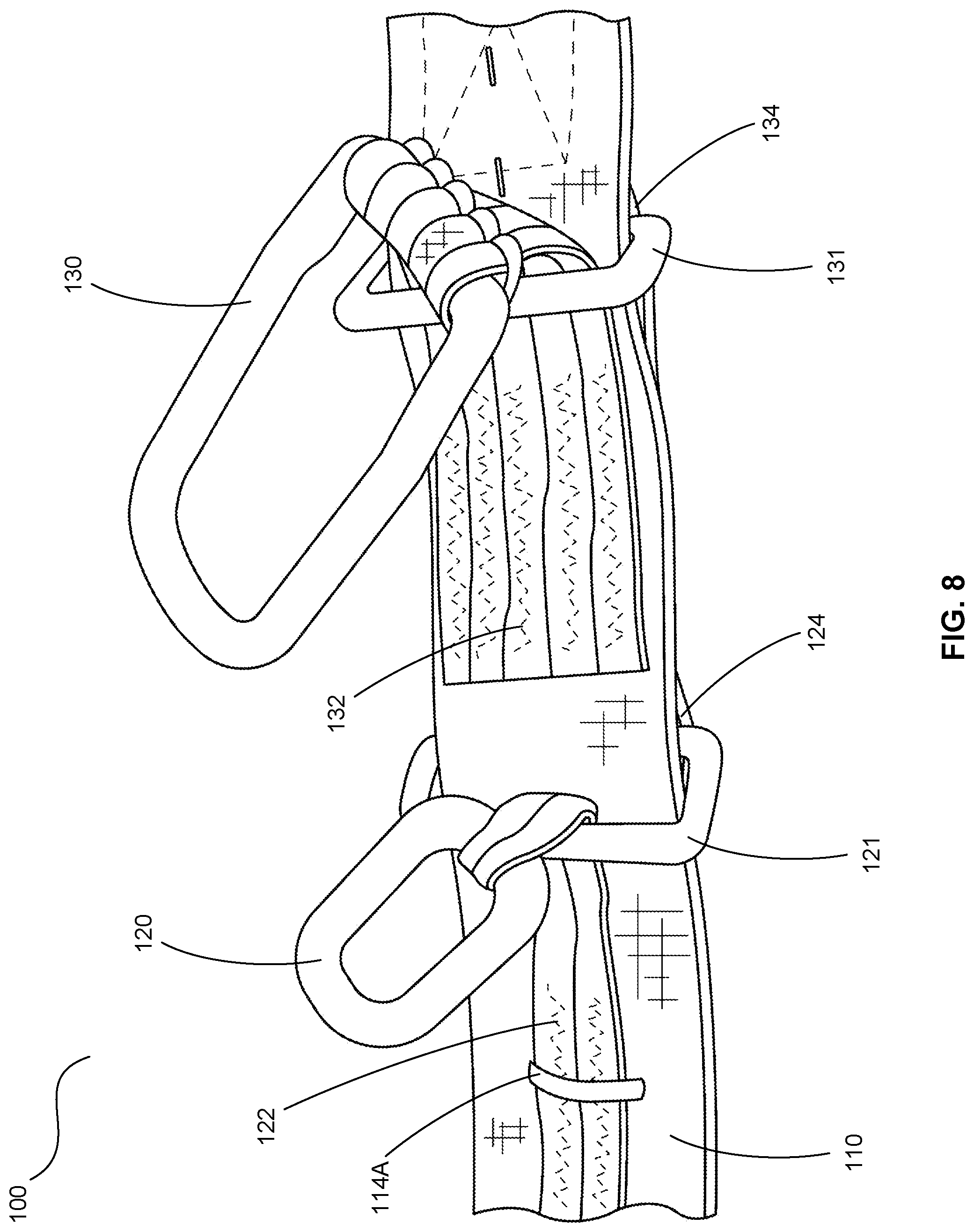 Patent US12365467 Figure 9 – Ring release systems and methods utilizing a removable pin