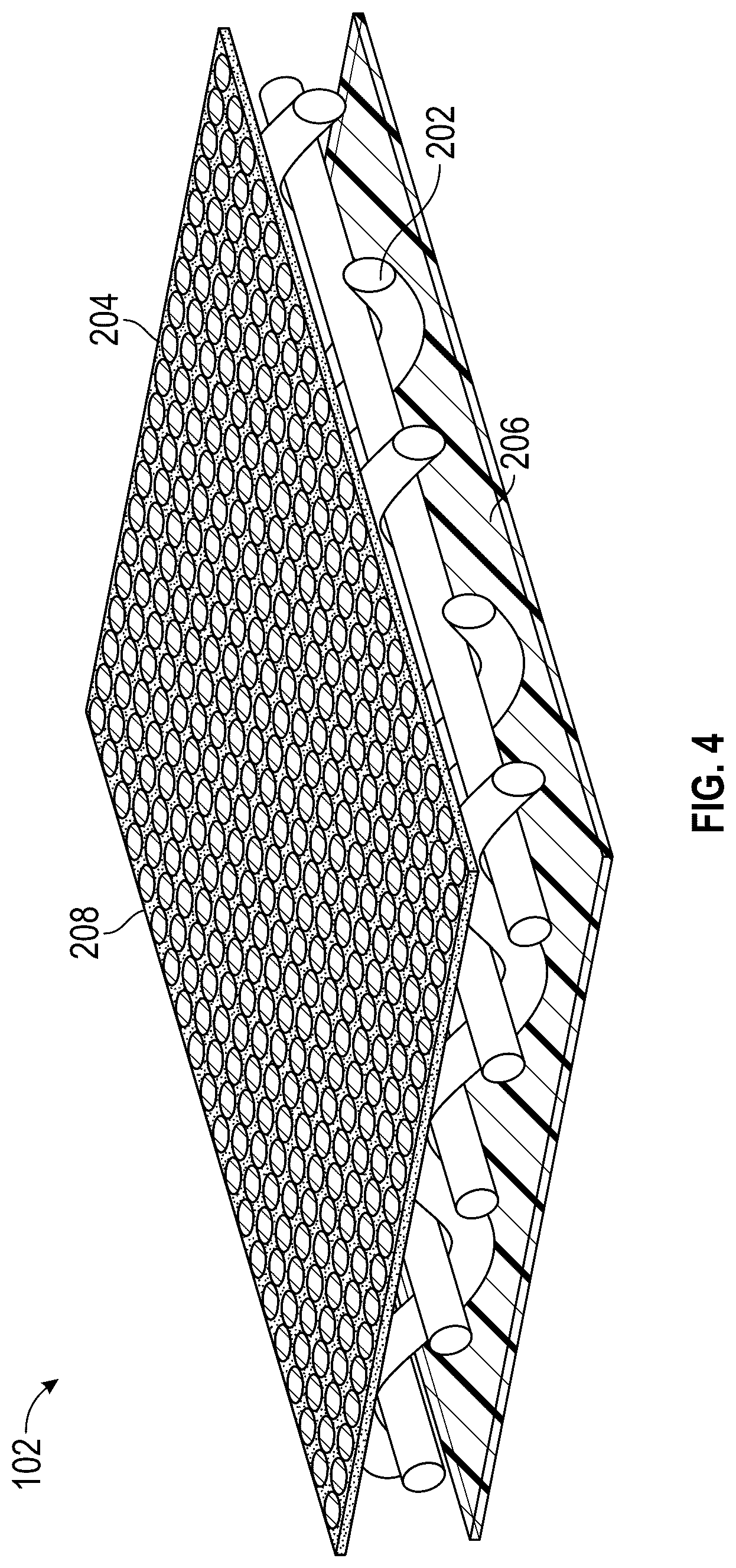 Patent US12365468 Figure 4 – Material with metallic layer for inflatable safety device