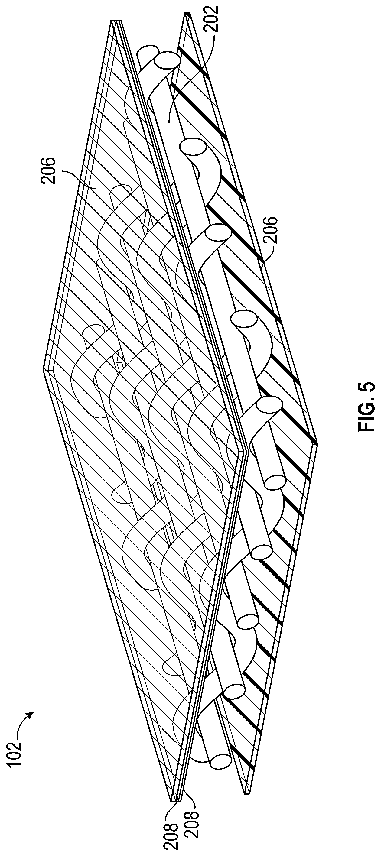 Patent US12365468 Figure 5 – Material with metallic layer for inflatable safety device
