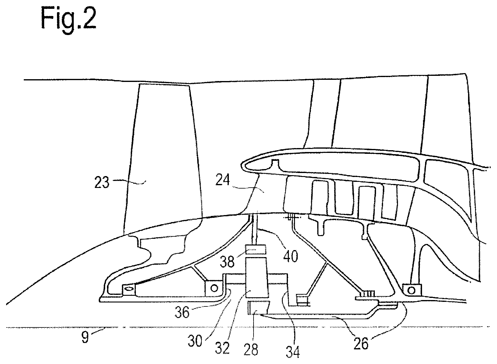 Patent US12365470 Figure 2 – Gas turbine engine compression system with core compressor pressure ratio
