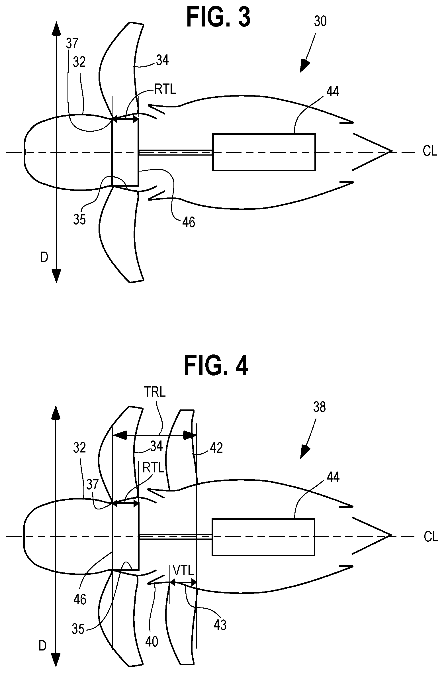 Patent US12365471 Figure 3 – Aircraft with an unducted fan propulsor