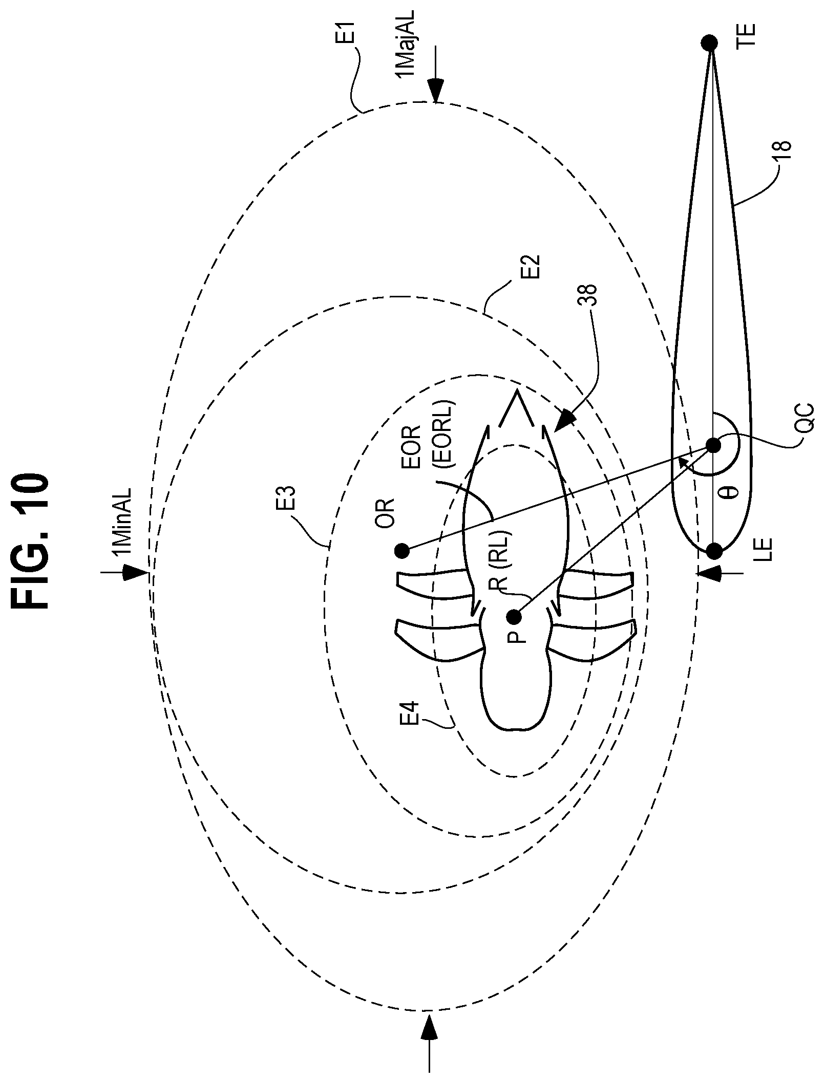 Patent US12365471 Figure 11 – Aircraft with an unducted fan propulsor