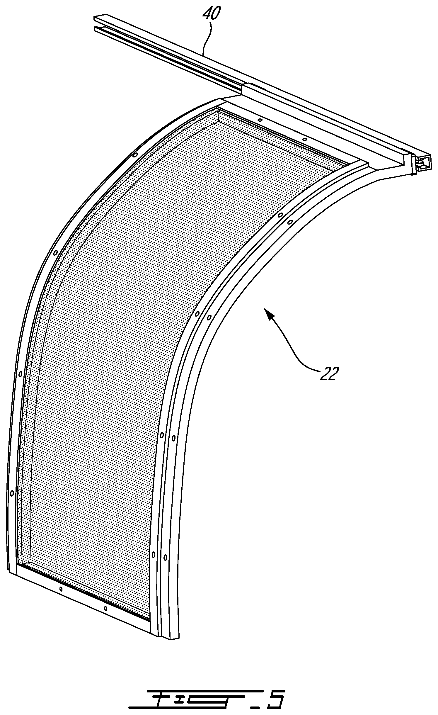 Patent US12365473 Figure 4 – Air inlet barrier filter for a helicopter