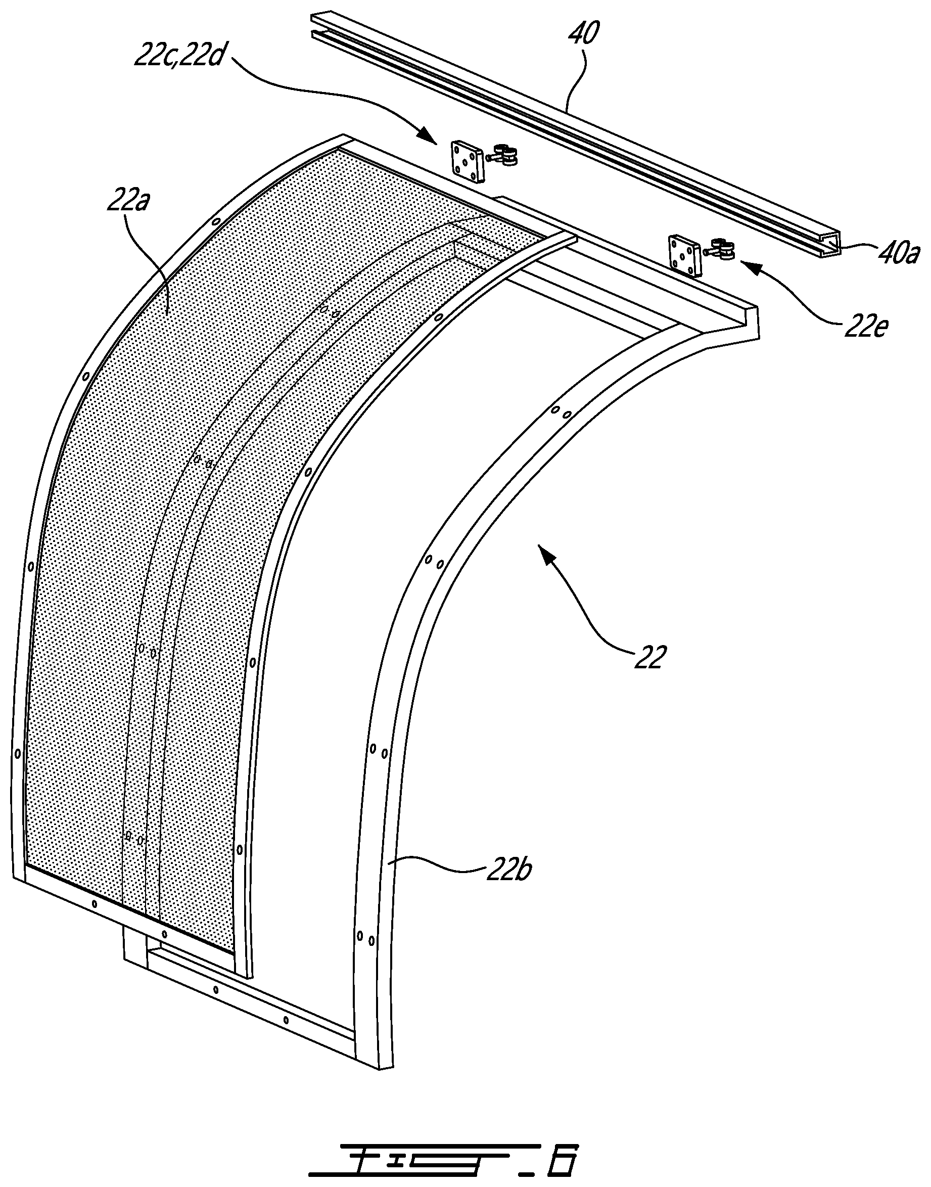 Patent US12365473 Figure 5 – Air inlet barrier filter for a helicopter