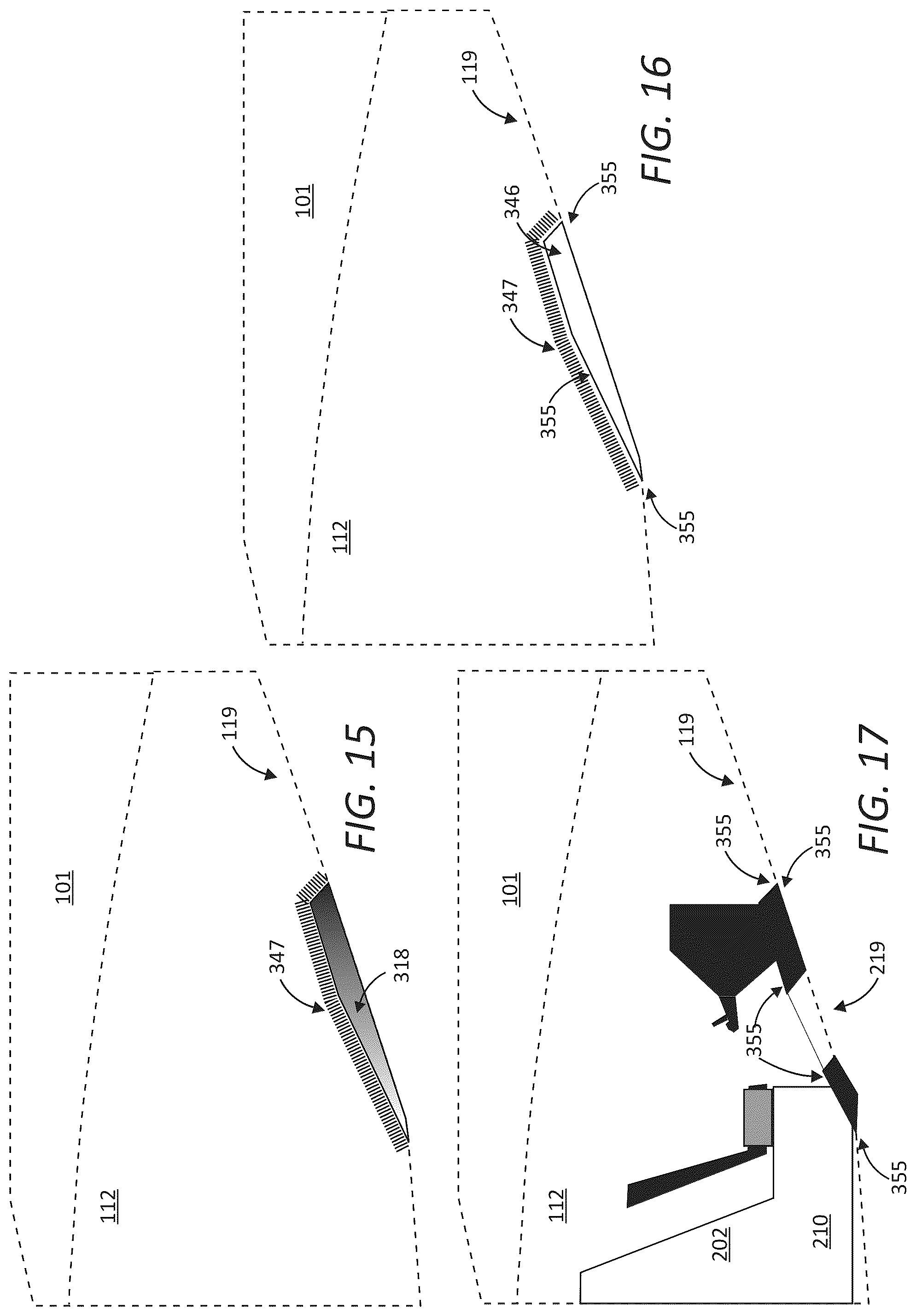Patent US12365478 Figure 15 – Aircraft modification system for safely securing an aerial refueling system (ARS) to a fuselage subsystem and operatively interfacing the ARS with aircraft systems, a refueling system(s) manager, and other systems/components of the aircraft modification system