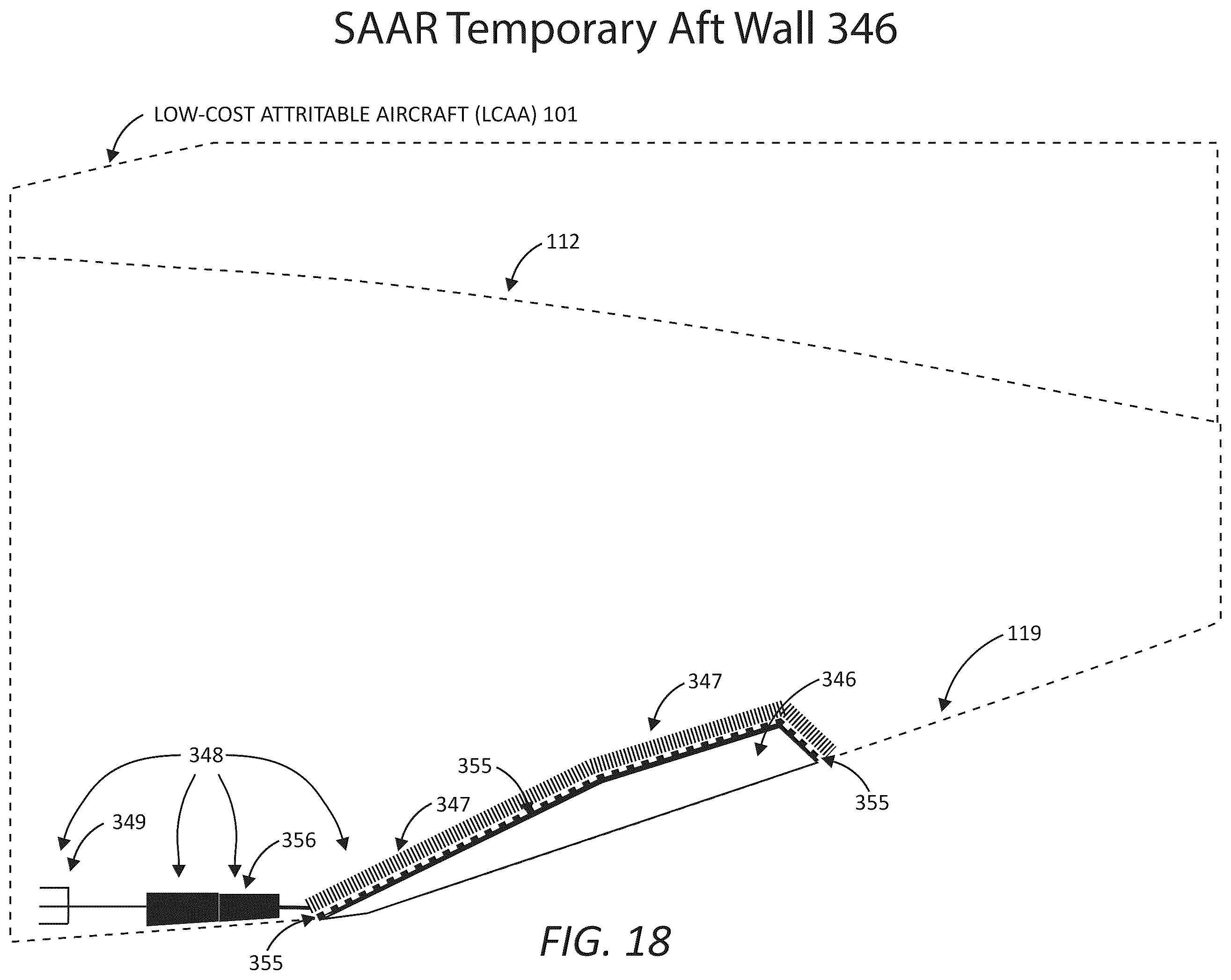 Patent US12365478 Figure 16 – Aircraft modification system for safely securing an aerial refueling system (ARS) to a fuselage subsystem and operatively interfacing the ARS with aircraft systems, a refueling system(s) manager, and other systems/components of the aircraft modification system