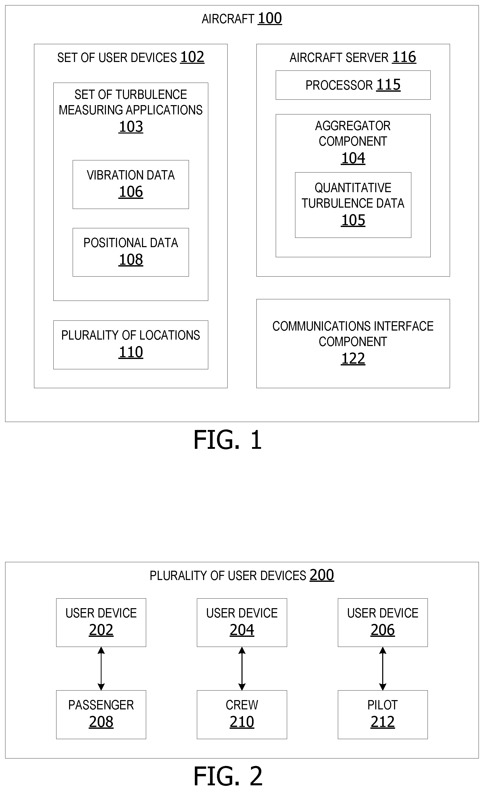 Patent US12365480 Figure 1 – Quantitative measurement of air turbulence