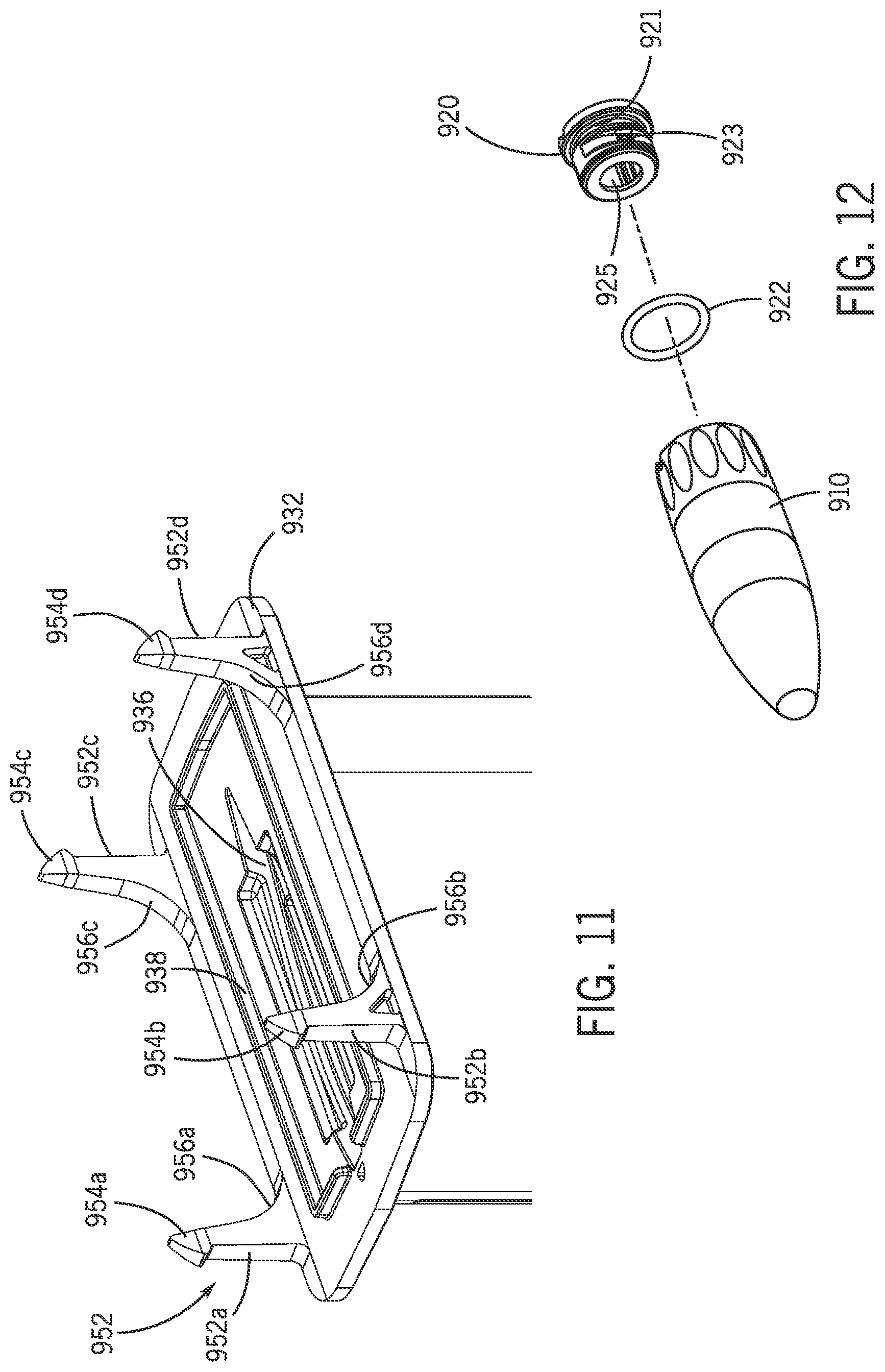 Patent US12365482 Figure 11 – Structures to limit collision damage for aircraft