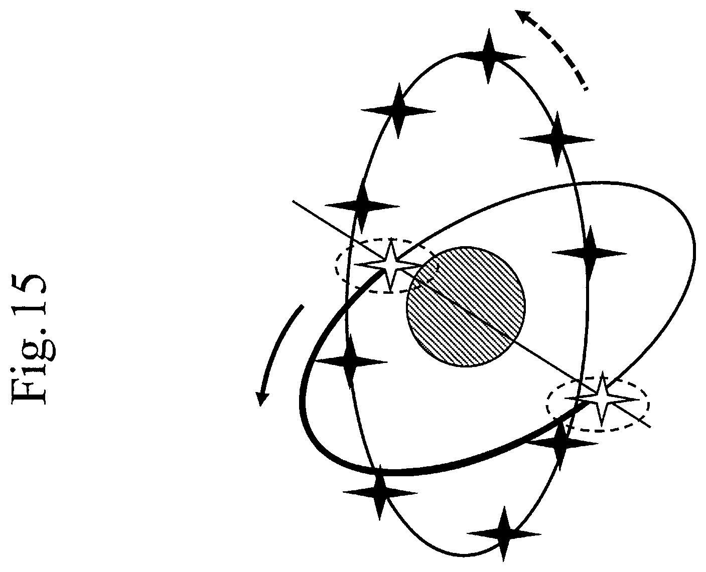 Patent US12365487 Figure 15 – Space information recorder, danger analysis system, danger analysis method, mega-constellation business device, SSA business device, rocket launch business device, satellite business device, debris removal business device, orbital transfer business device, and OADR