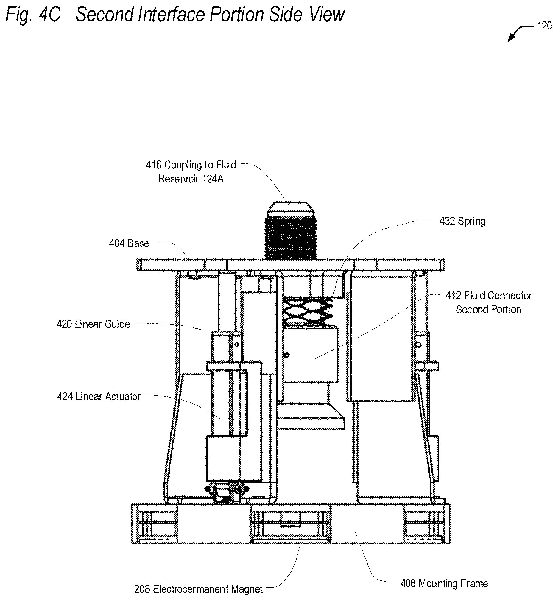 Patent US12365489 Figure 12 – Fluid transfer interface