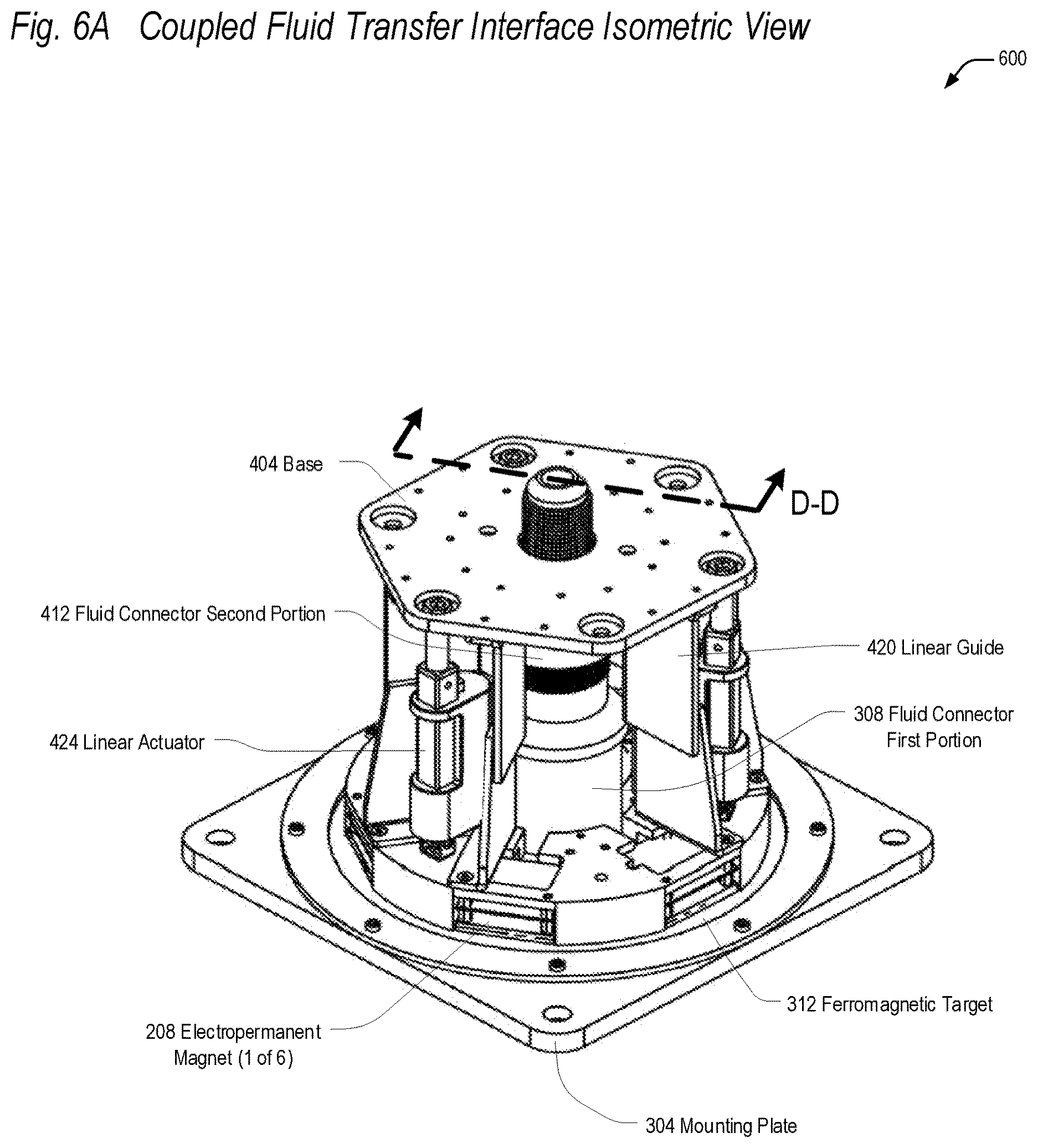 Patent US12365489 Figure 16 – Fluid transfer interface
