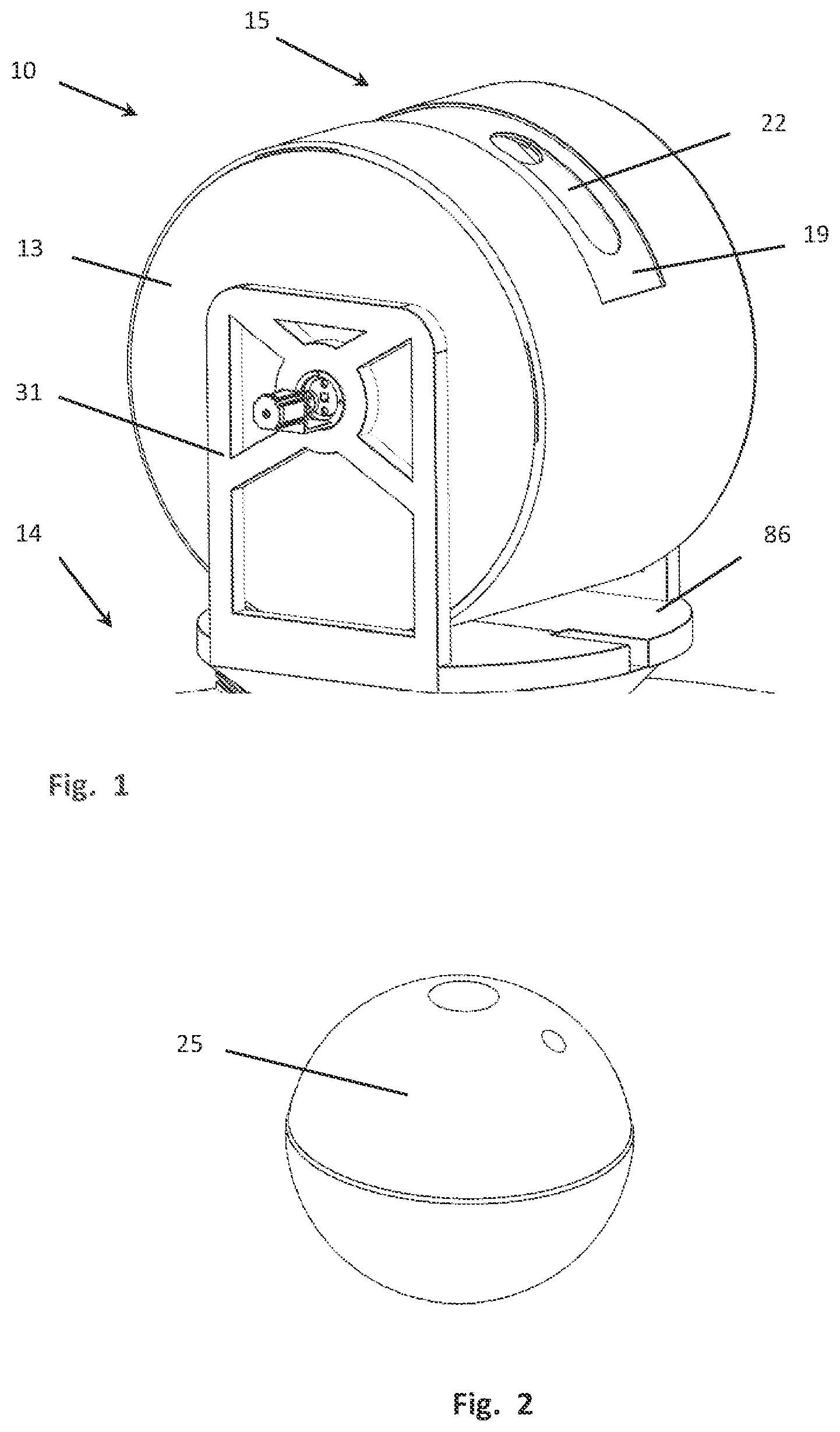 Patent US12365491 Figure 1 – Low gravity power distribution system and device