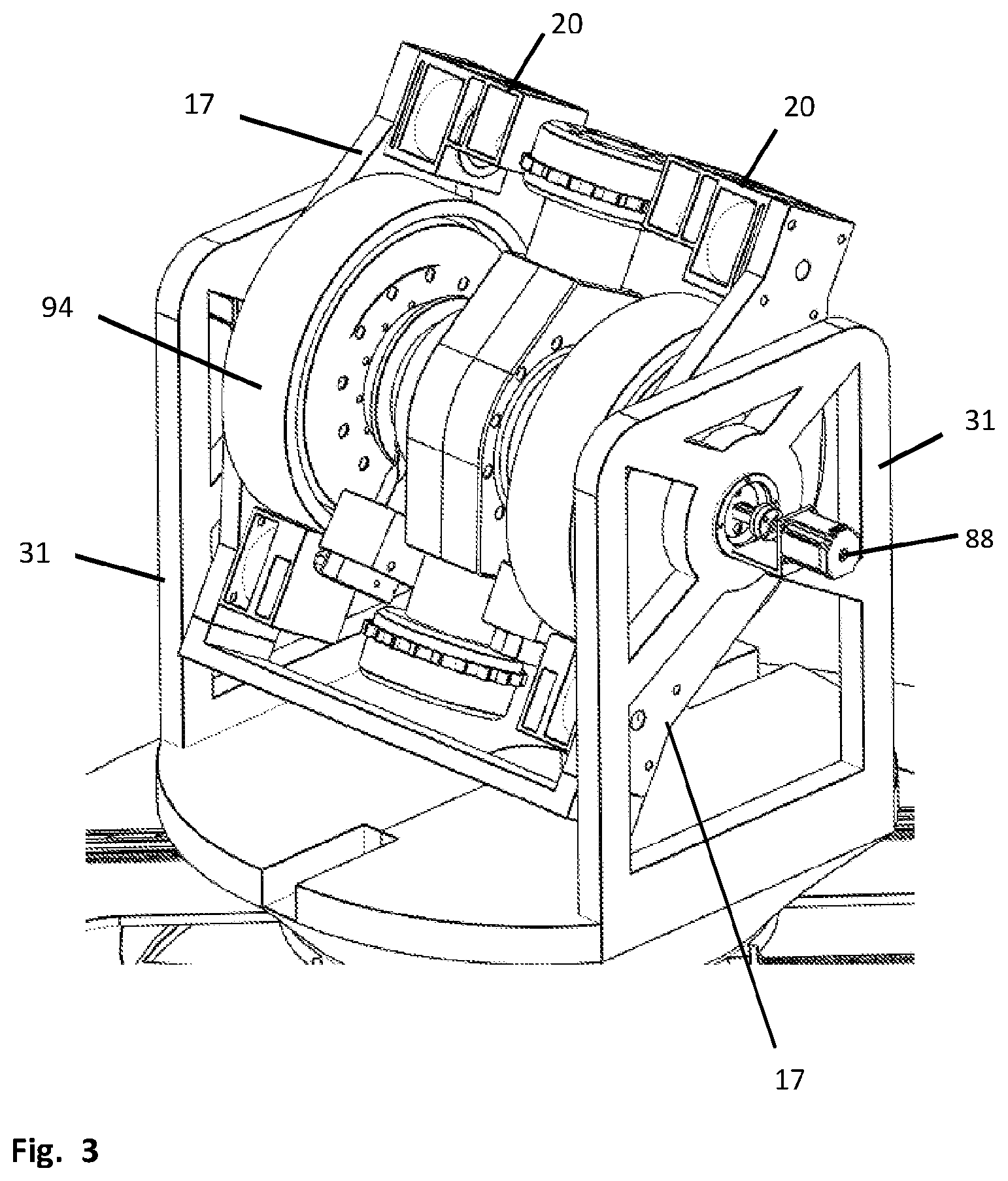 Patent US12365491 Figure 2 – Low gravity power distribution system and device