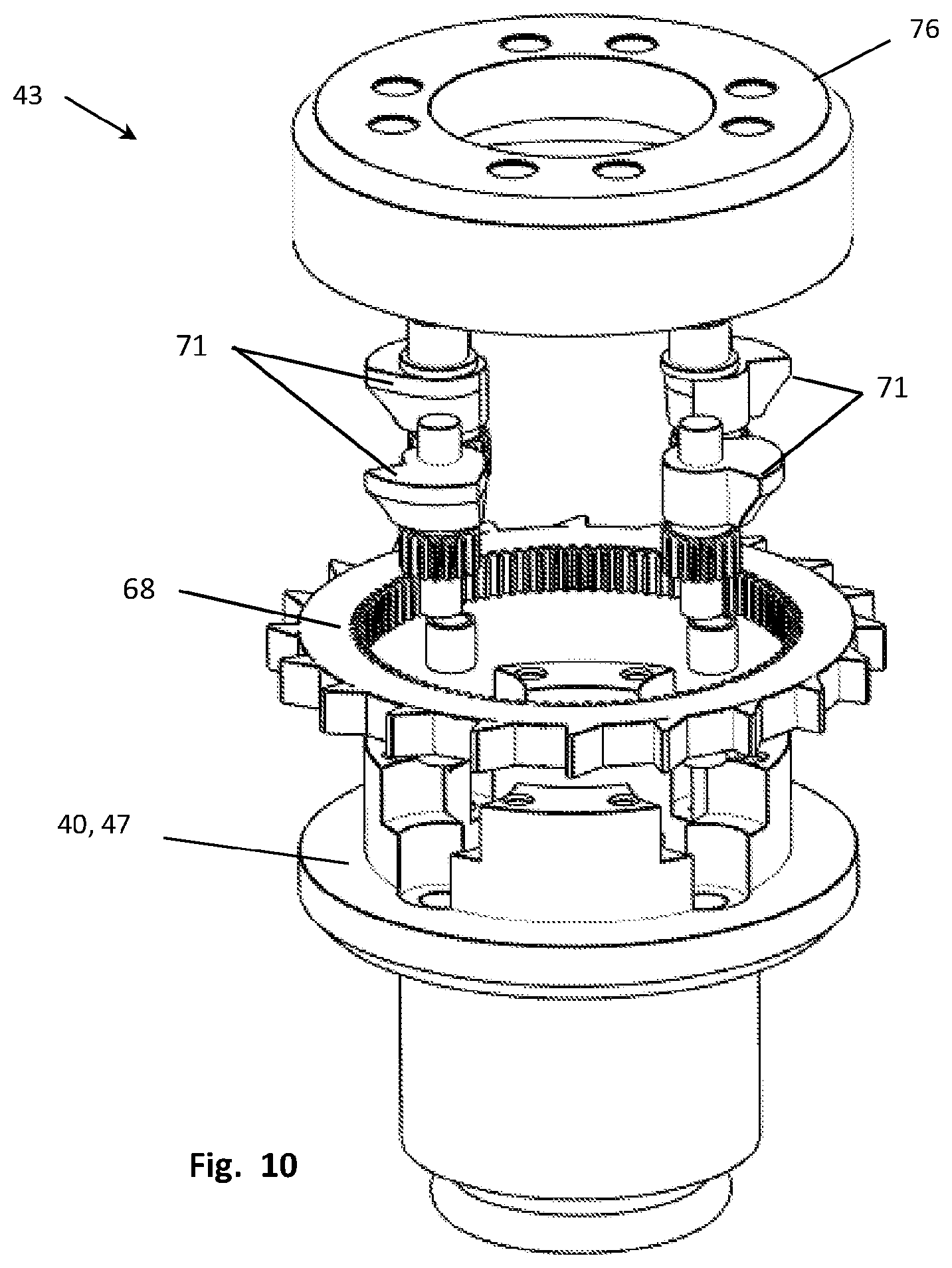 Patent US12365491 Figure 6 – Low gravity power distribution system and device