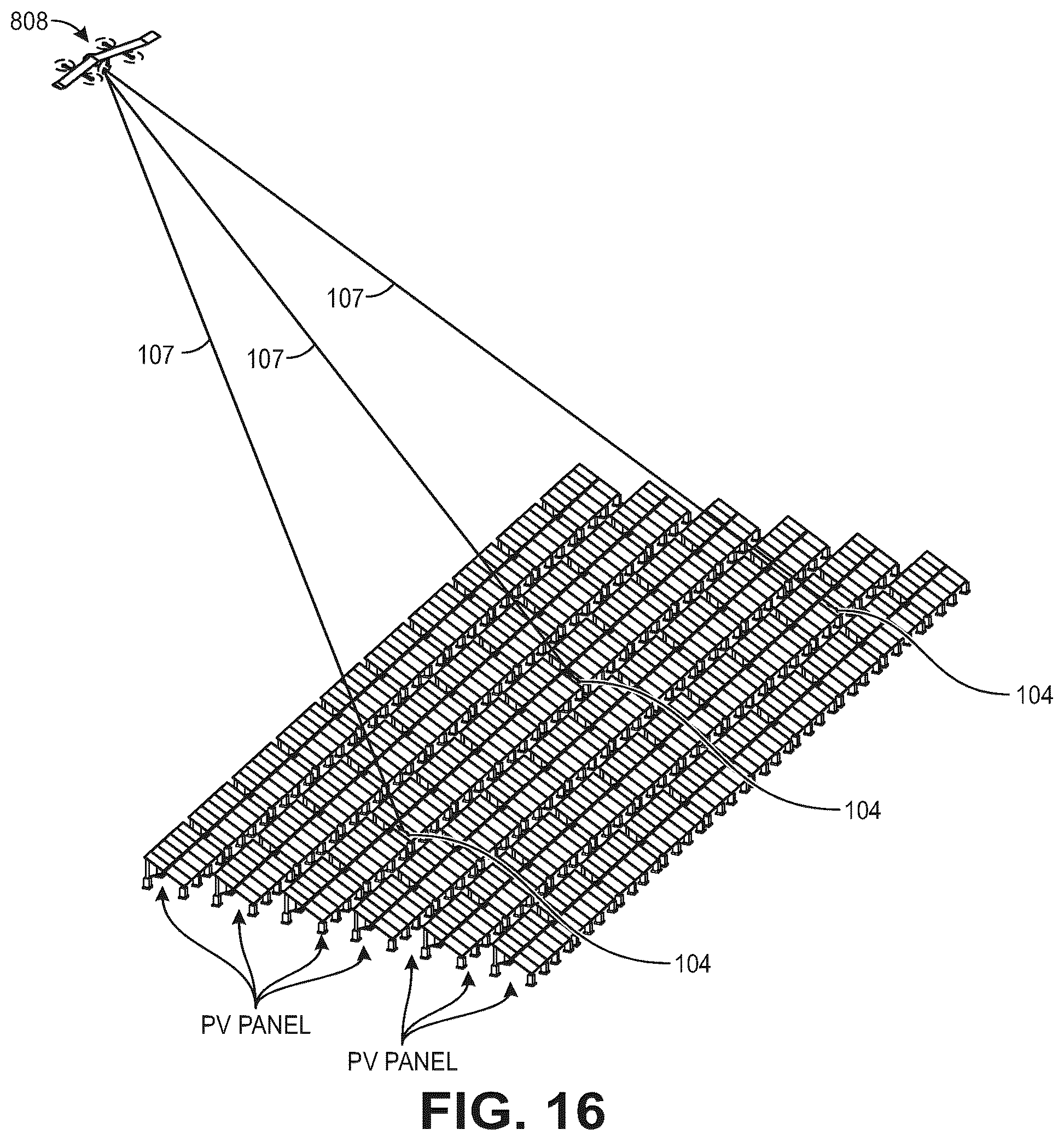 Patent US12365492 Figure 14 – Suspended aerial vehicle system with thruster stabilization