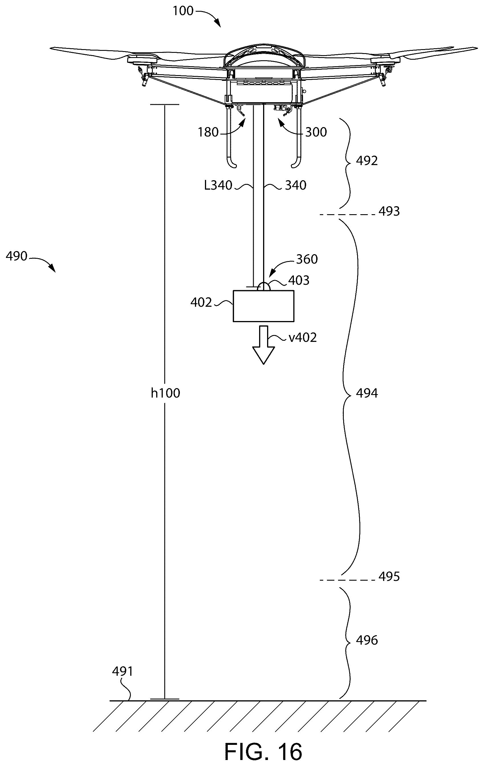 Patent US12365494 Figure 15 – Flying vehicle systems and methods