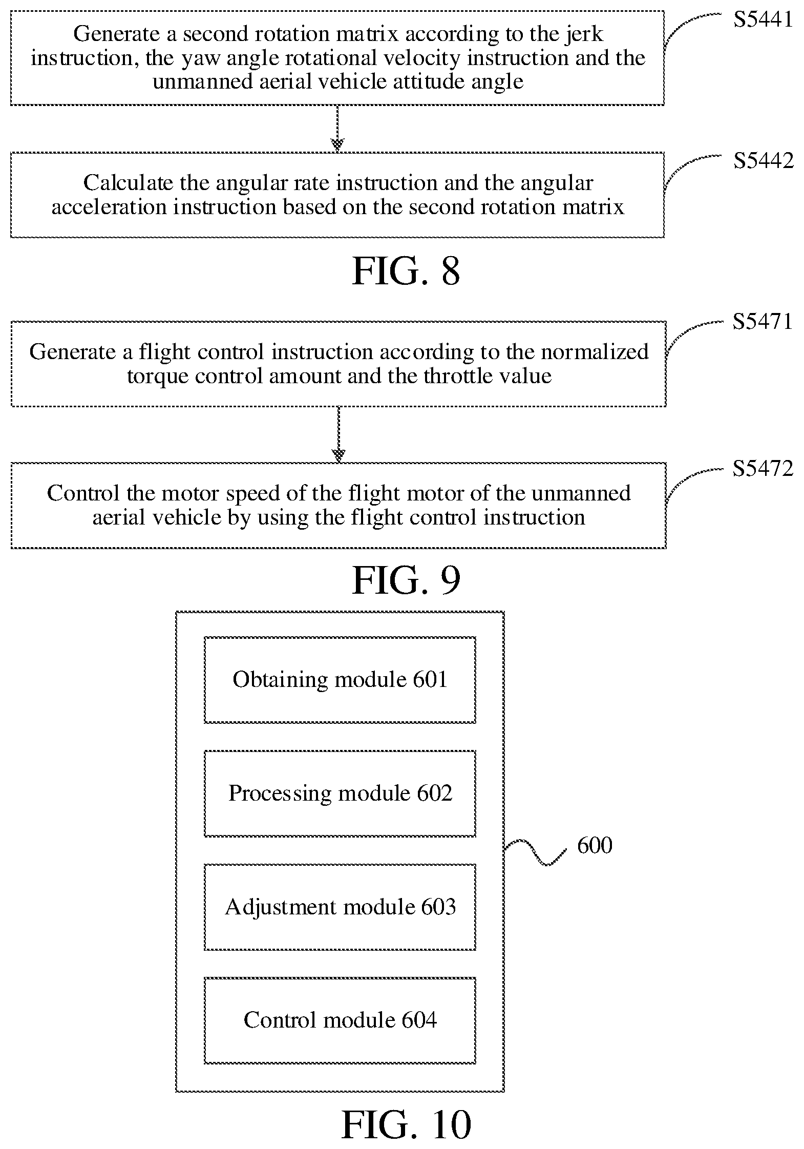 Patent US12365495 Figure 5 – Trajectory tracking method and unmanned aerial vehicle