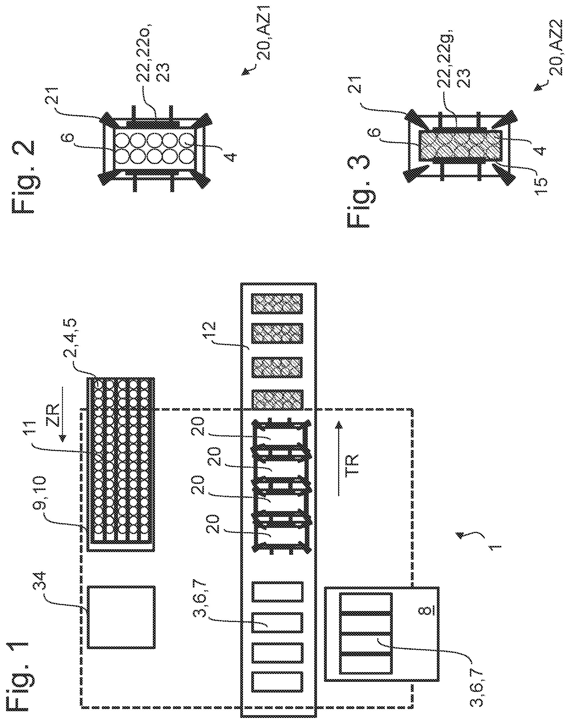 Patent US12365500 Figure 1 – Packaging method for packaging primary packages into secondary packages and packaging module