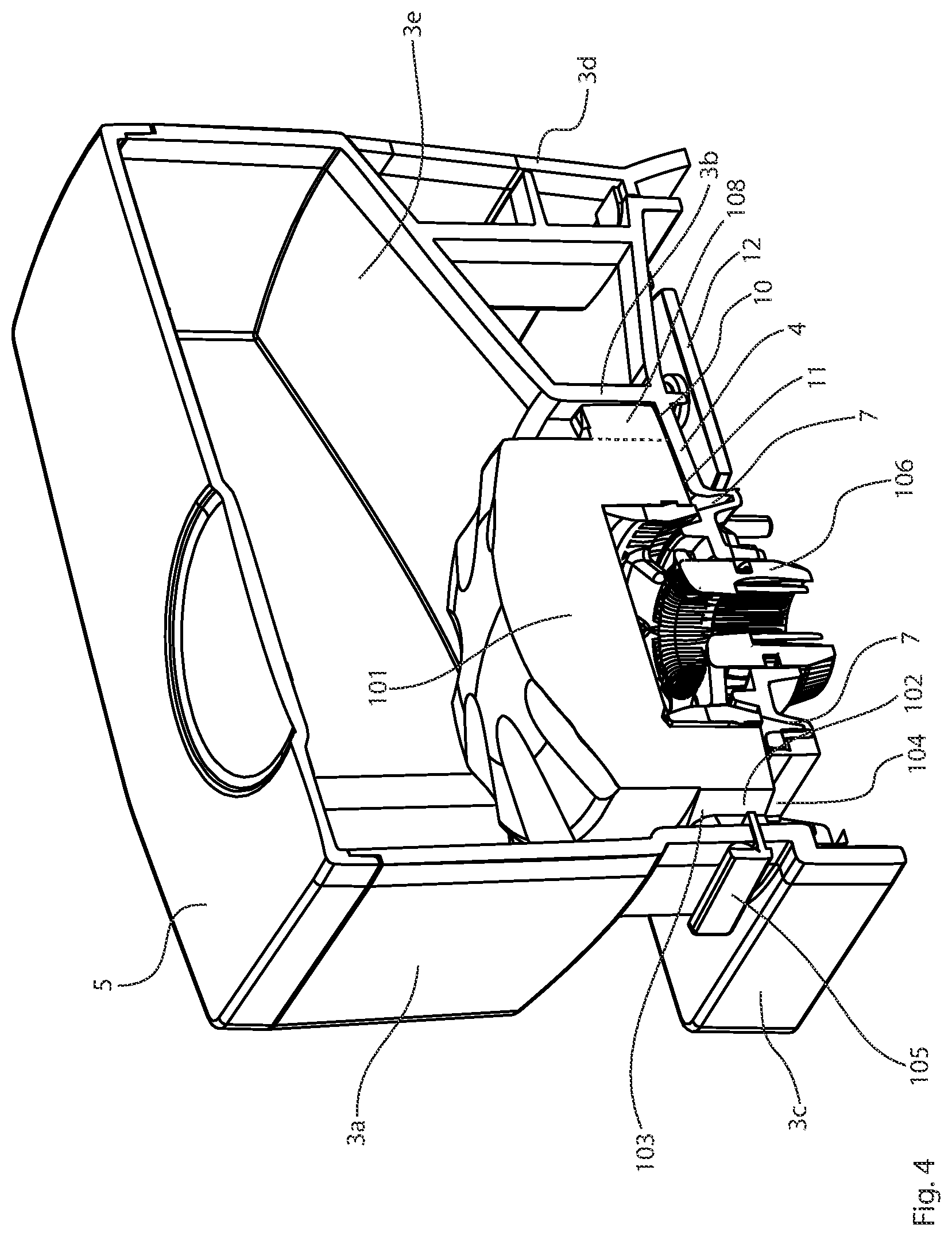 Patent US12365502 Figure 3 – Storage container for automated dispensing of individual medicament portions