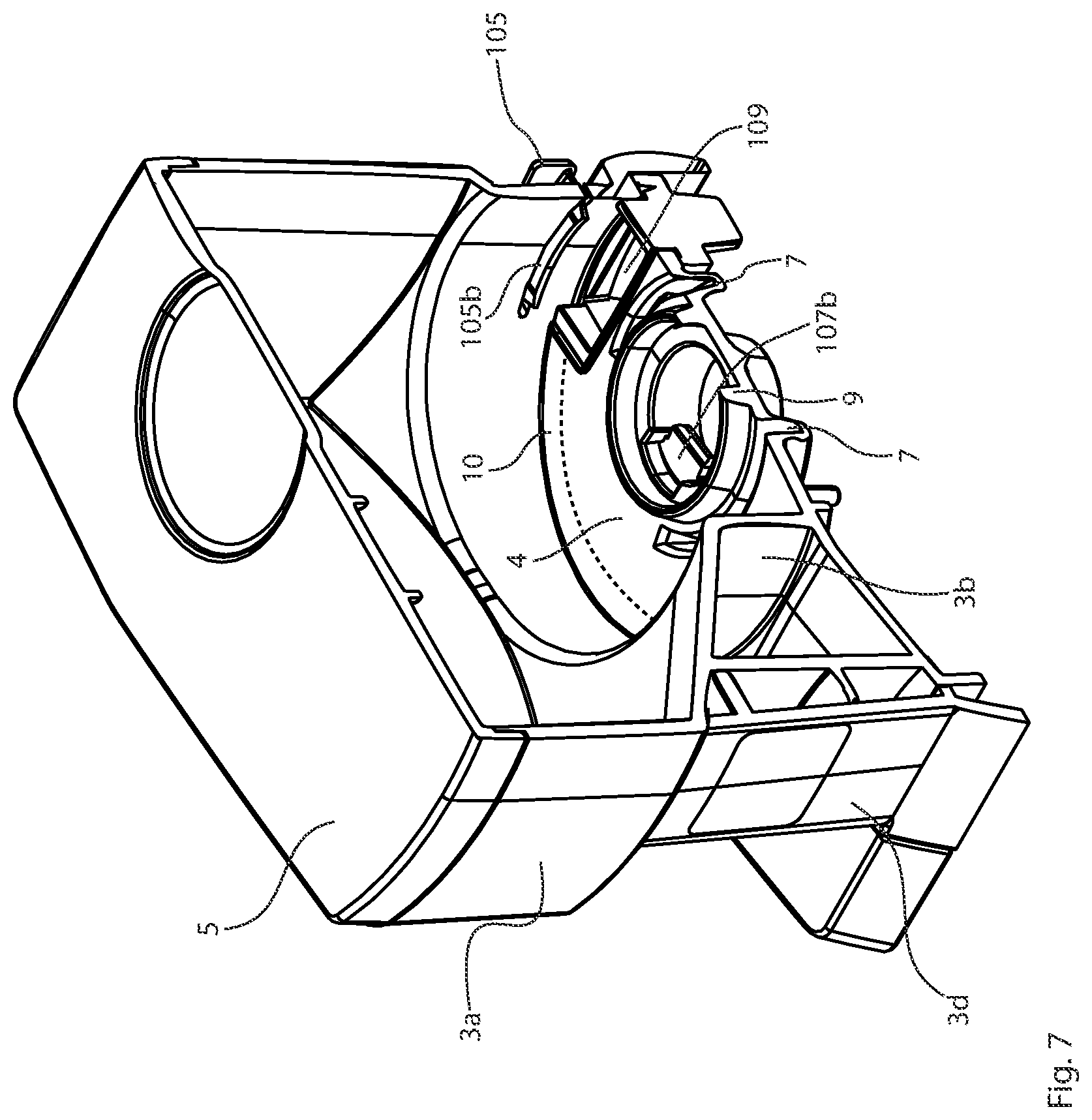 Patent US12365502 Figure 6 – Storage container for automated dispensing of individual medicament portions