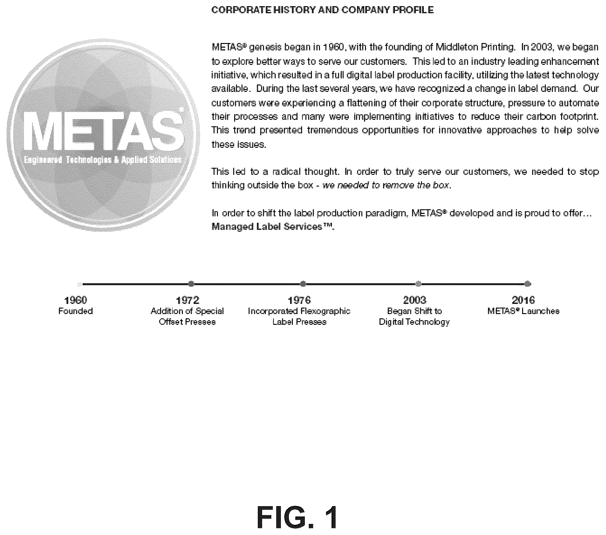 Patent US12365504 Figure 1 – Label printing system and method