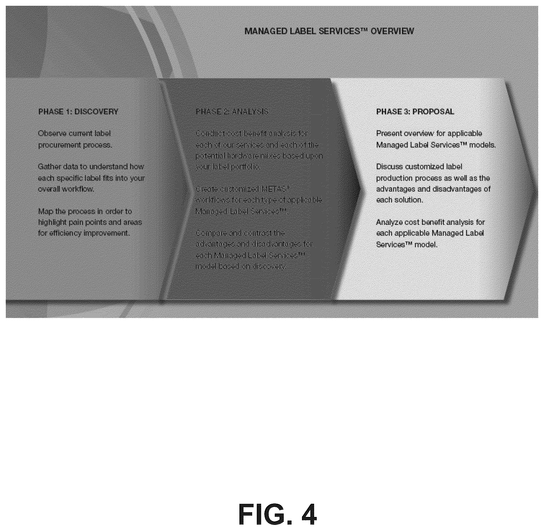 Patent US12365504 Figure 4 – Label printing system and method