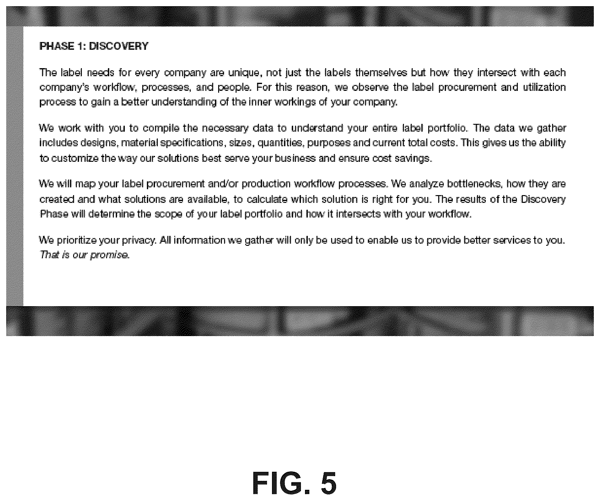 Patent US12365504 Figure 5 – Label printing system and method