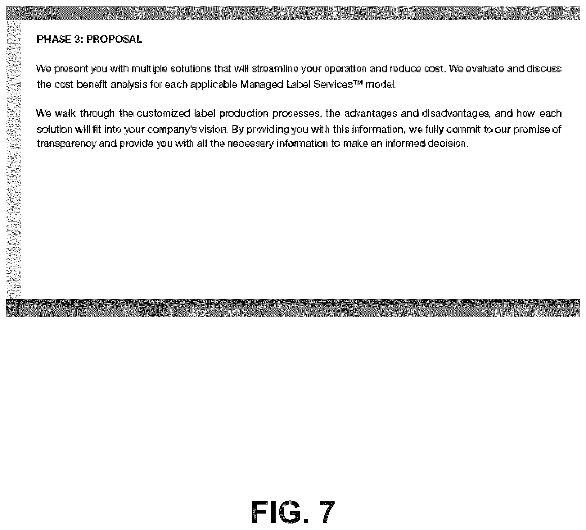 Patent US12365504 Figure 7 – Label printing system and method
