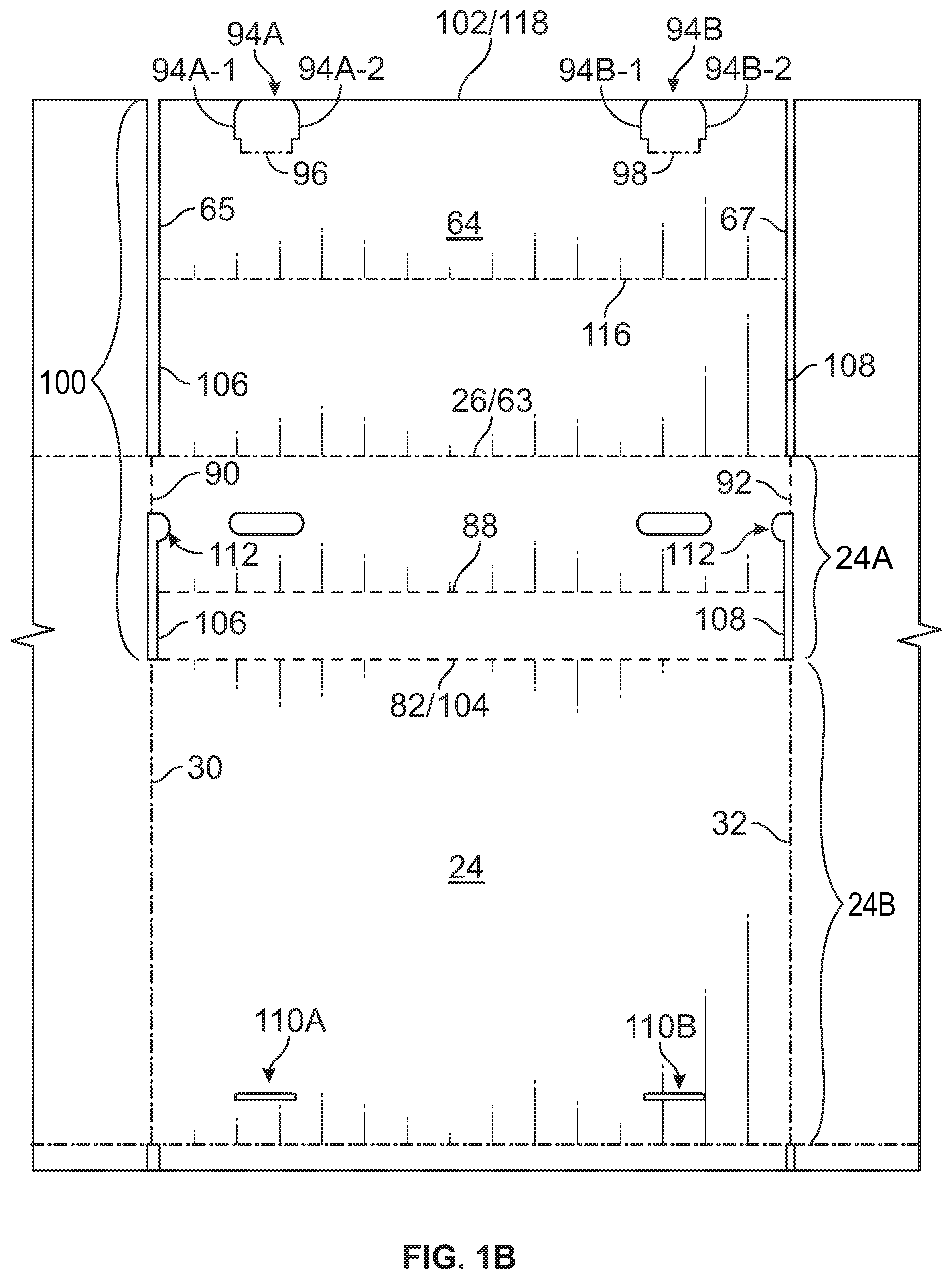 Patent US12365506 Figure 2 – Container for dispensing flexible sheet product and associated blank
