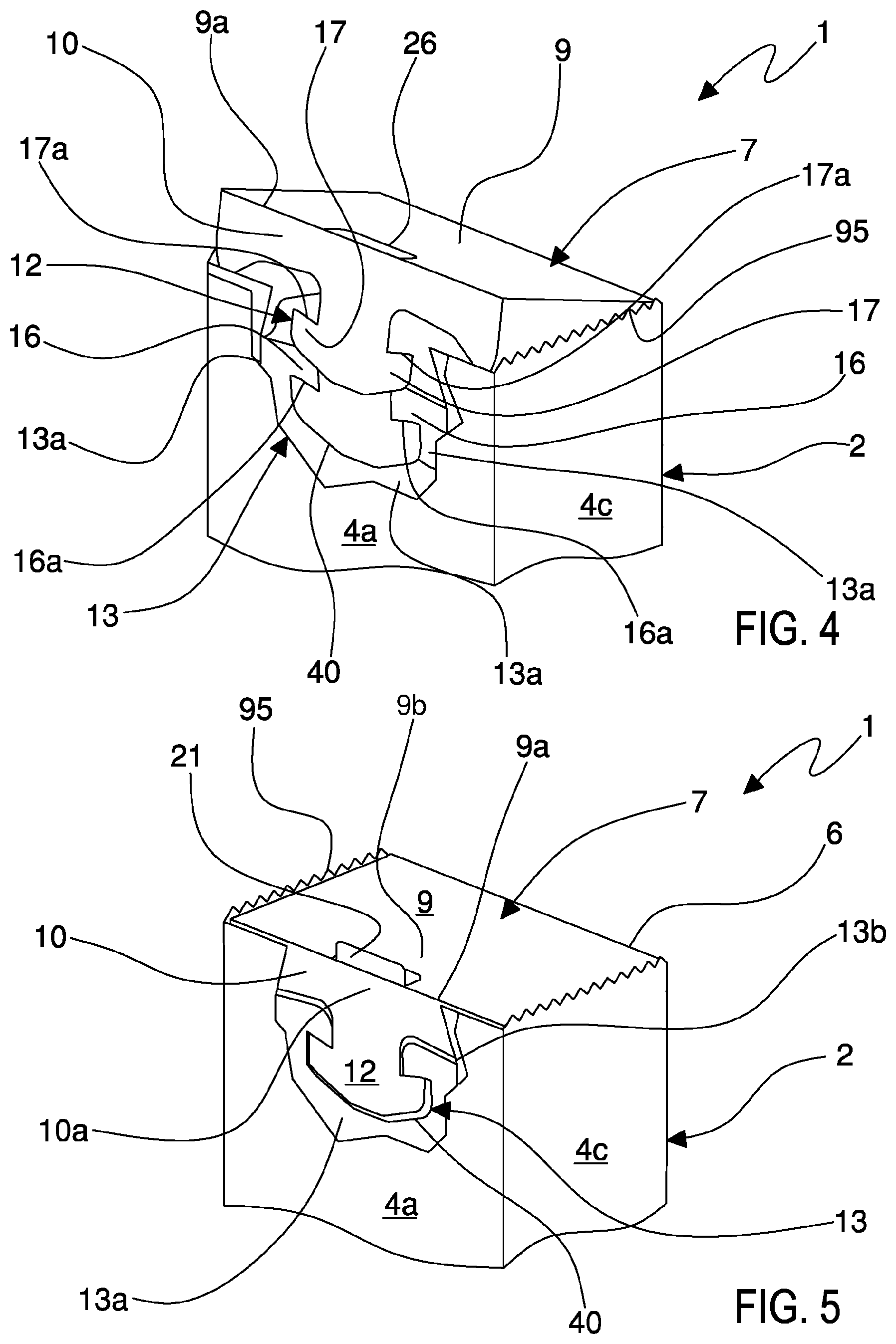 Patent US12365508 Figure 3 – Child-proof container, process for making the same and method for opening said container