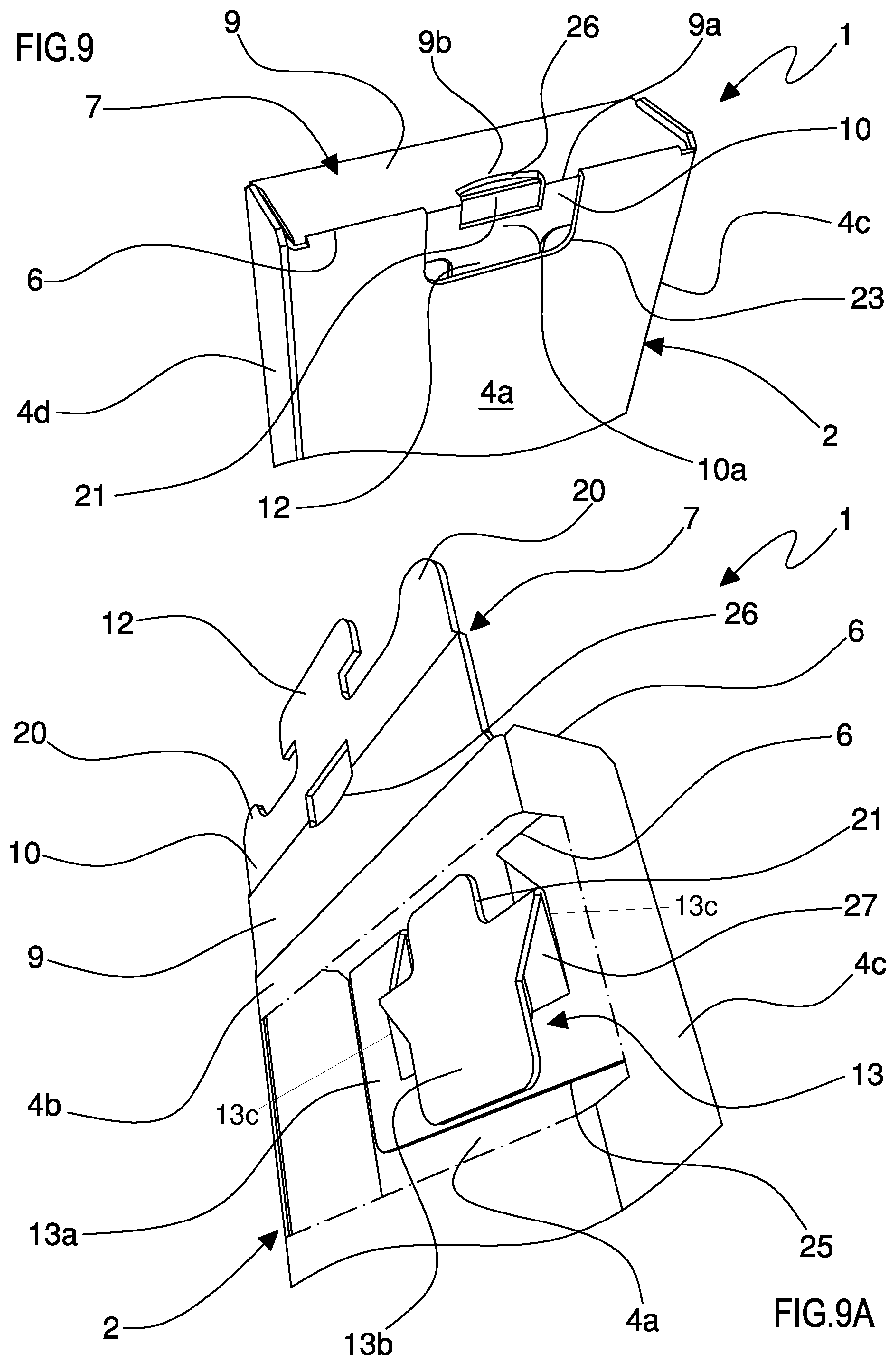 Patent US12365508 Figure 6 – Child-proof container, process for making the same and method for opening said container