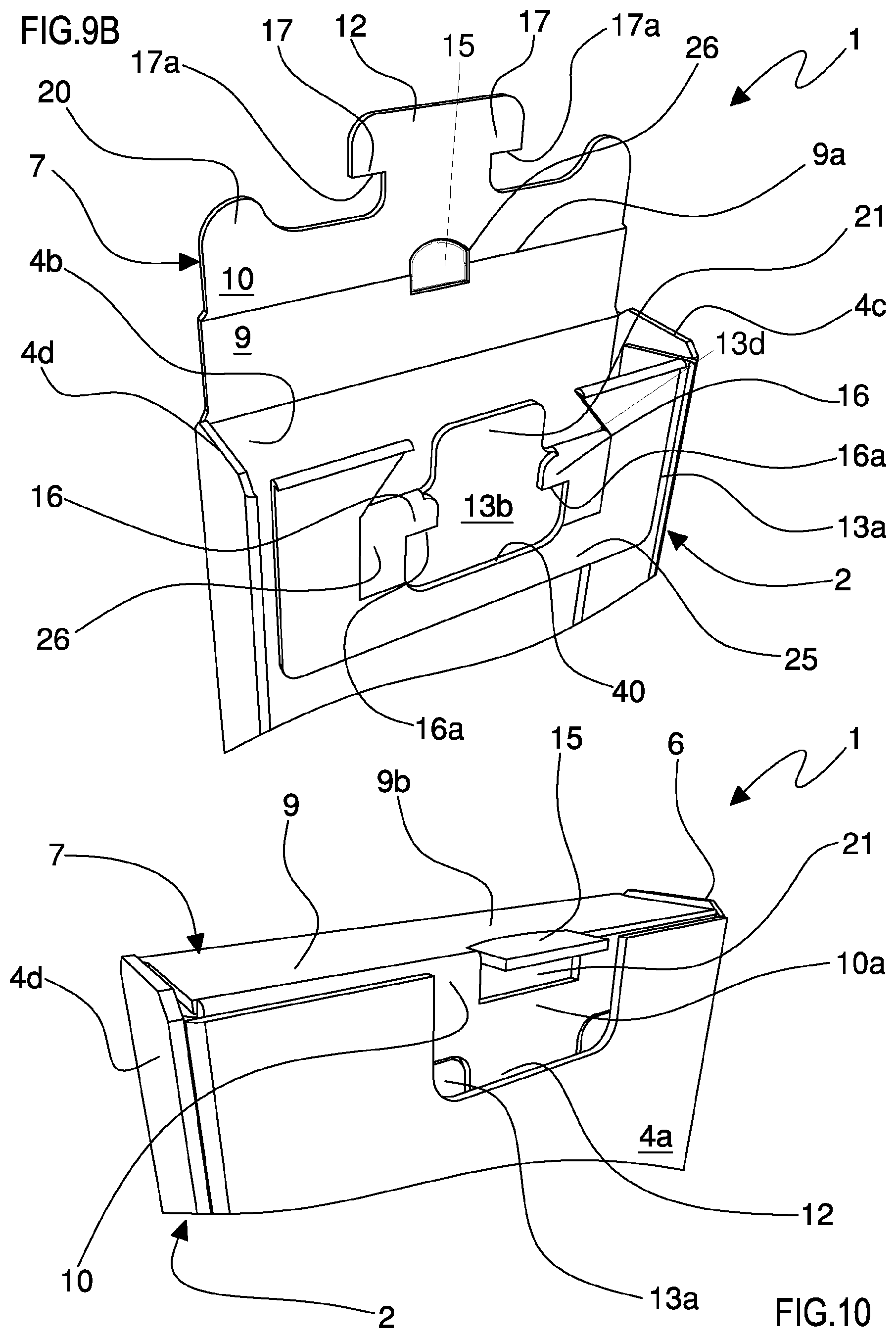 Patent US12365508 Figure 7 – Child-proof container, process for making the same and method for opening said container