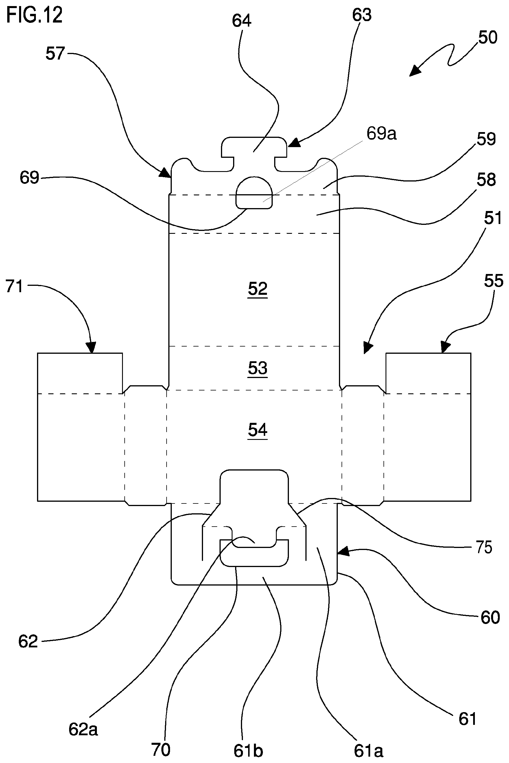 Patent US12365508 Figure 9 – Child-proof container, process for making the same and method for opening said container