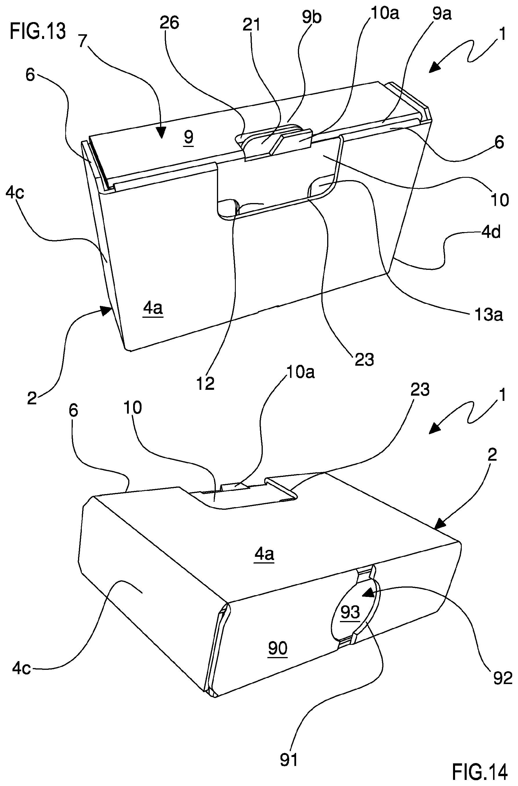 Patent US12365508 Figure 10 – Child-proof container, process for making the same and method for opening said container
