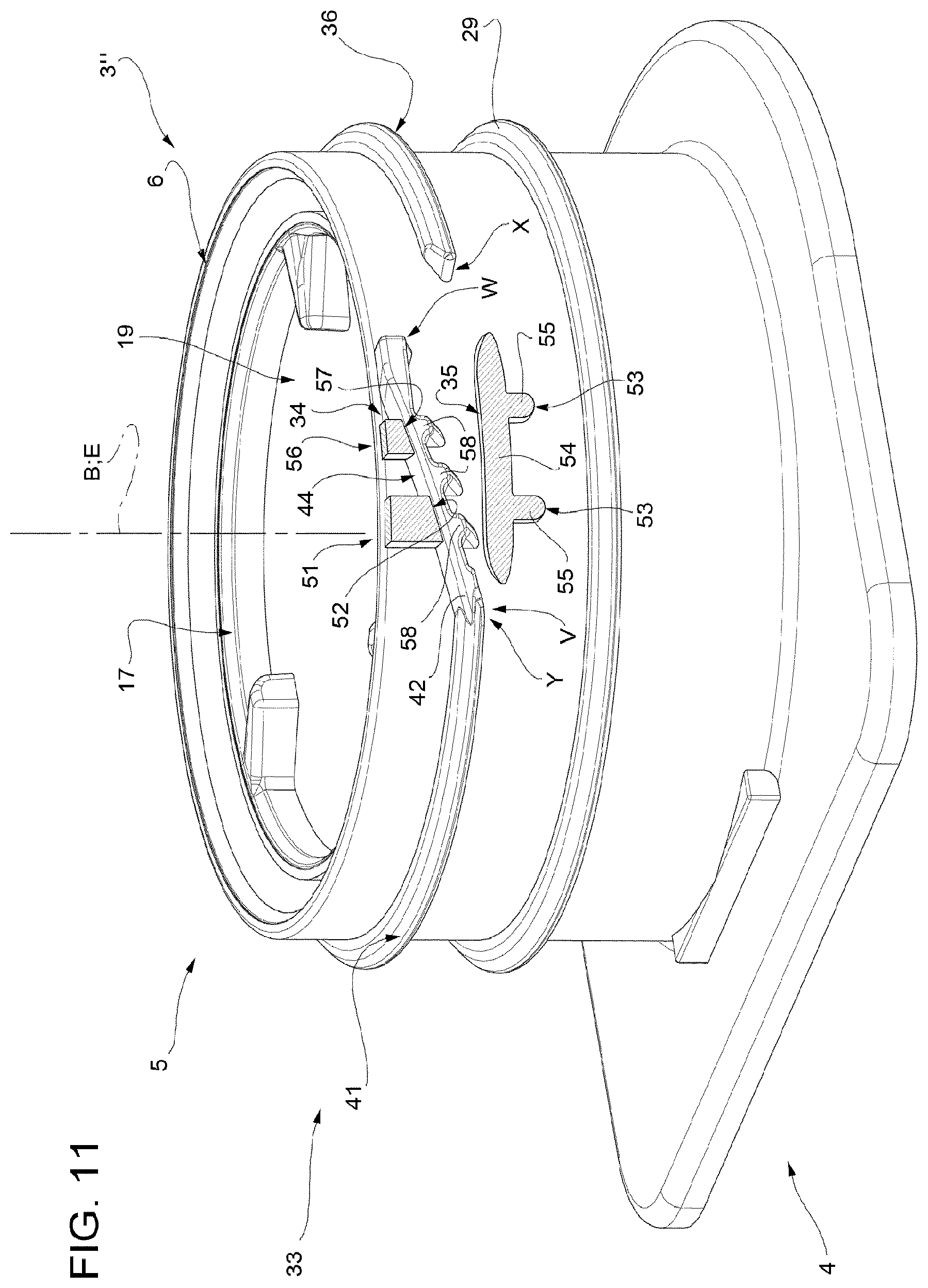 Patent US12365510 Figure 11 – Spout for a container and package-spout assembly