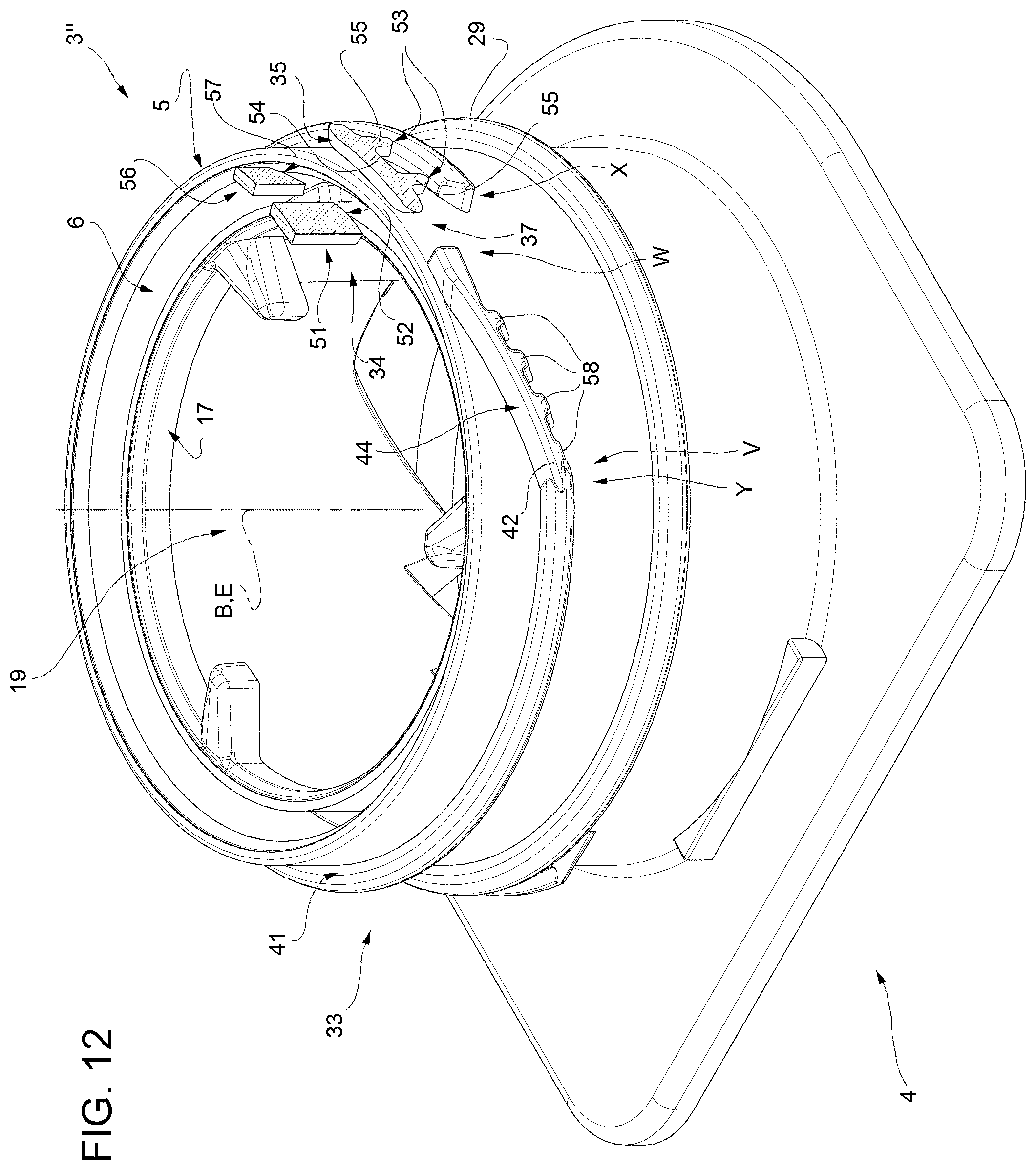 Patent US12365510 Figure 12 – Spout for a container and package-spout assembly