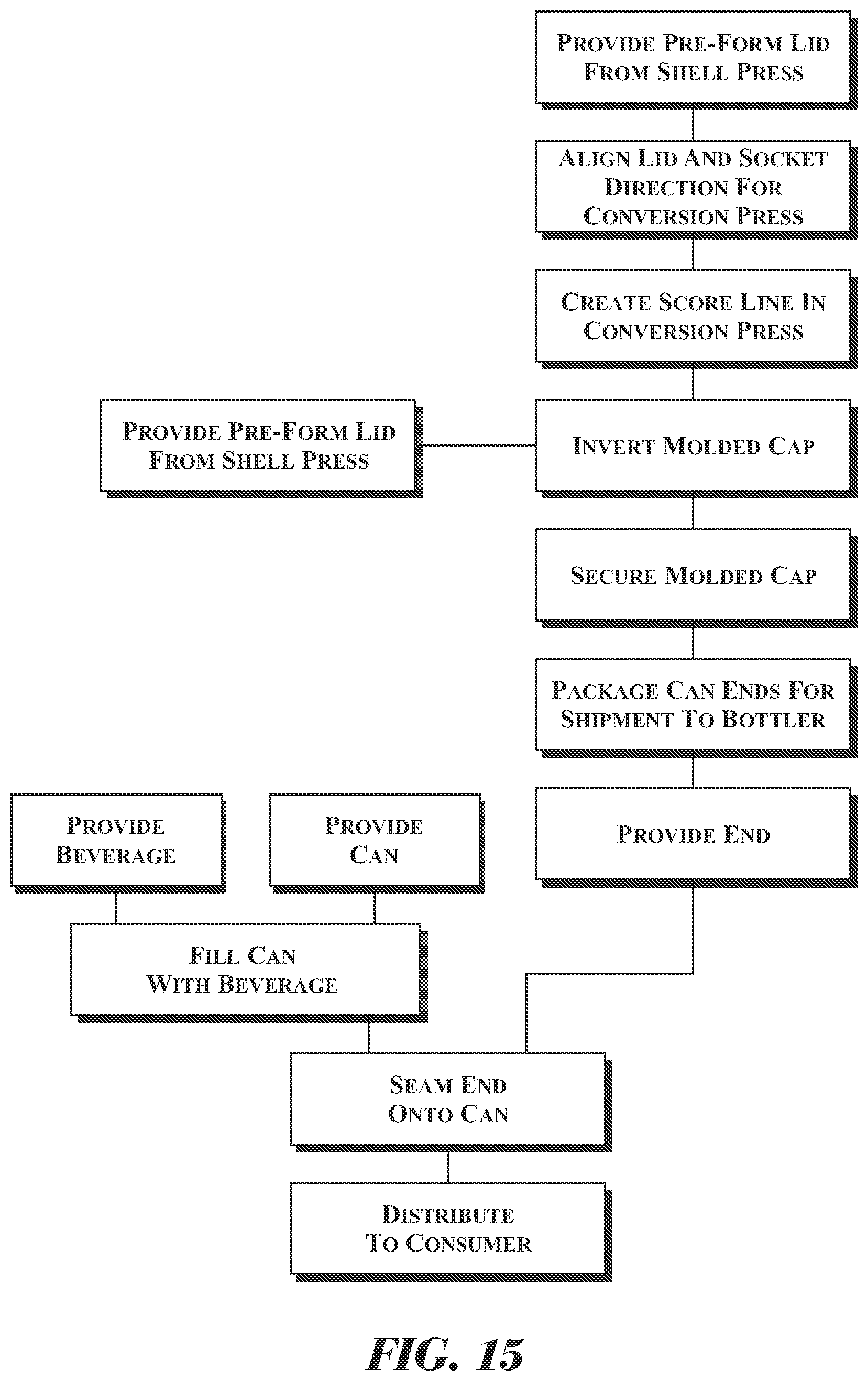 Patent US12365511 Figure 13 – Sealing cap having tamper evidence ring for sealing resealable container and method of use