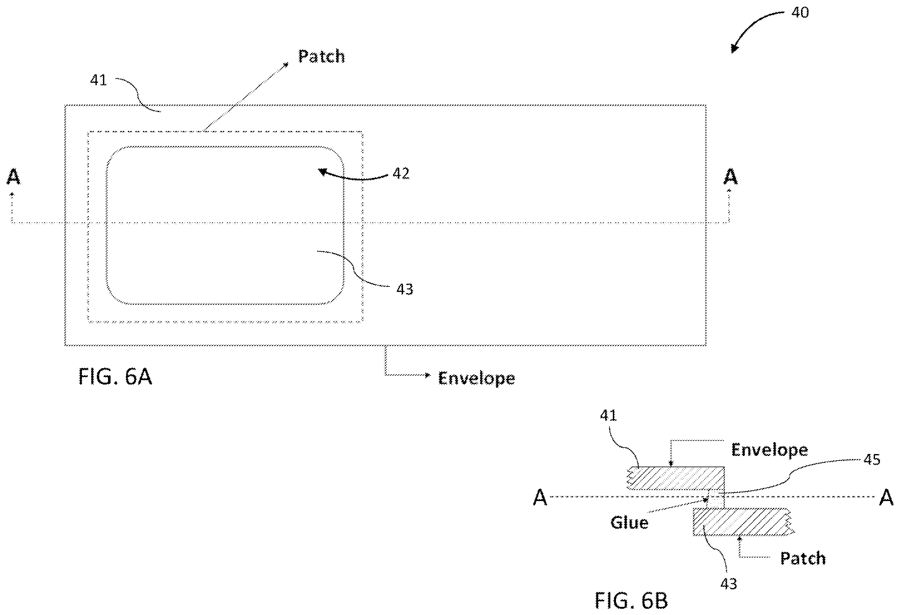 Patent US12365515 Figure 8 – High-integrity opaque-inset panel envelope, and method for manufacturing the same