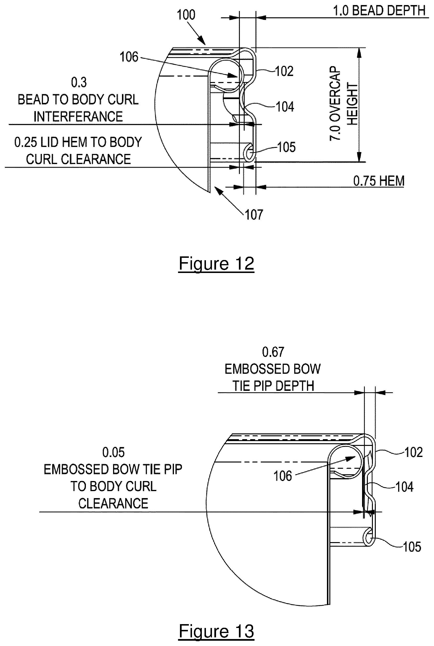 Patent US12365516 Figure 7 – Metal container and metal closure thereof