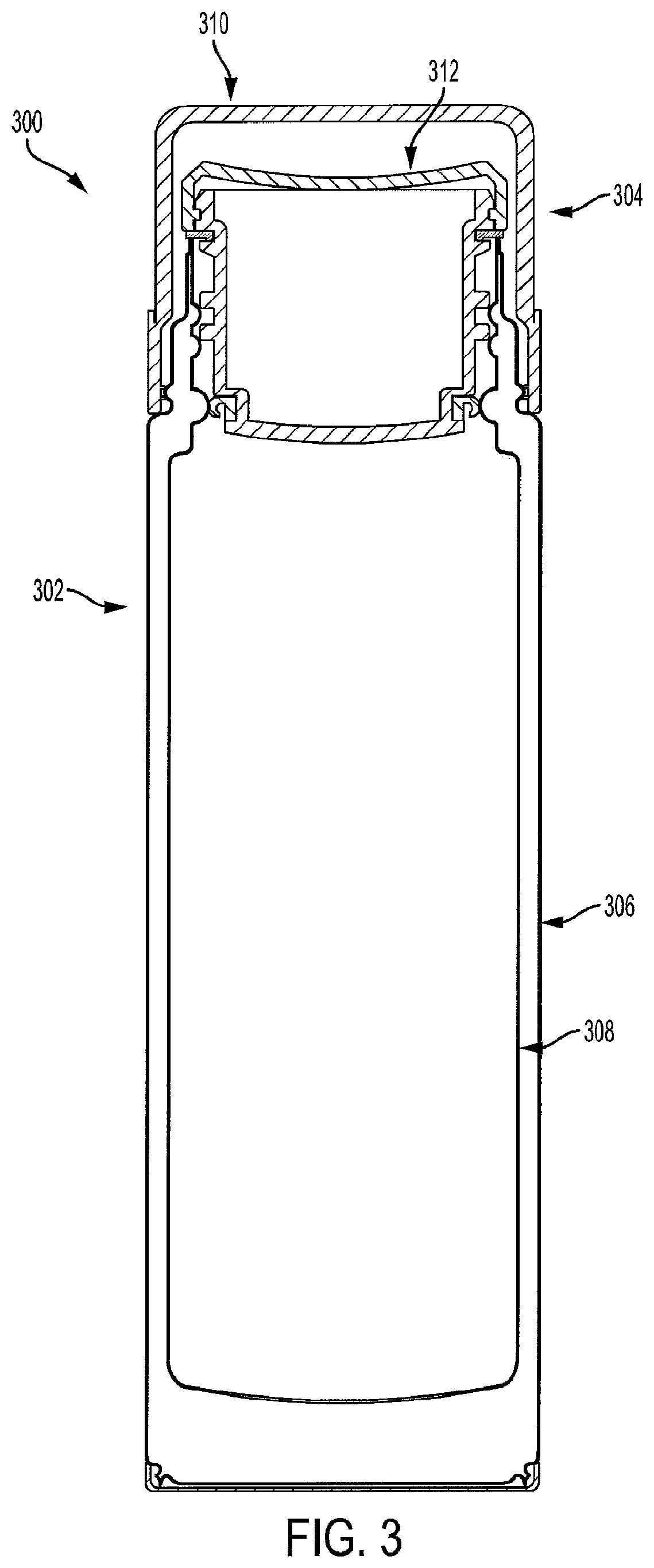 Patent US12365517 Figure 3 – Smart drink container