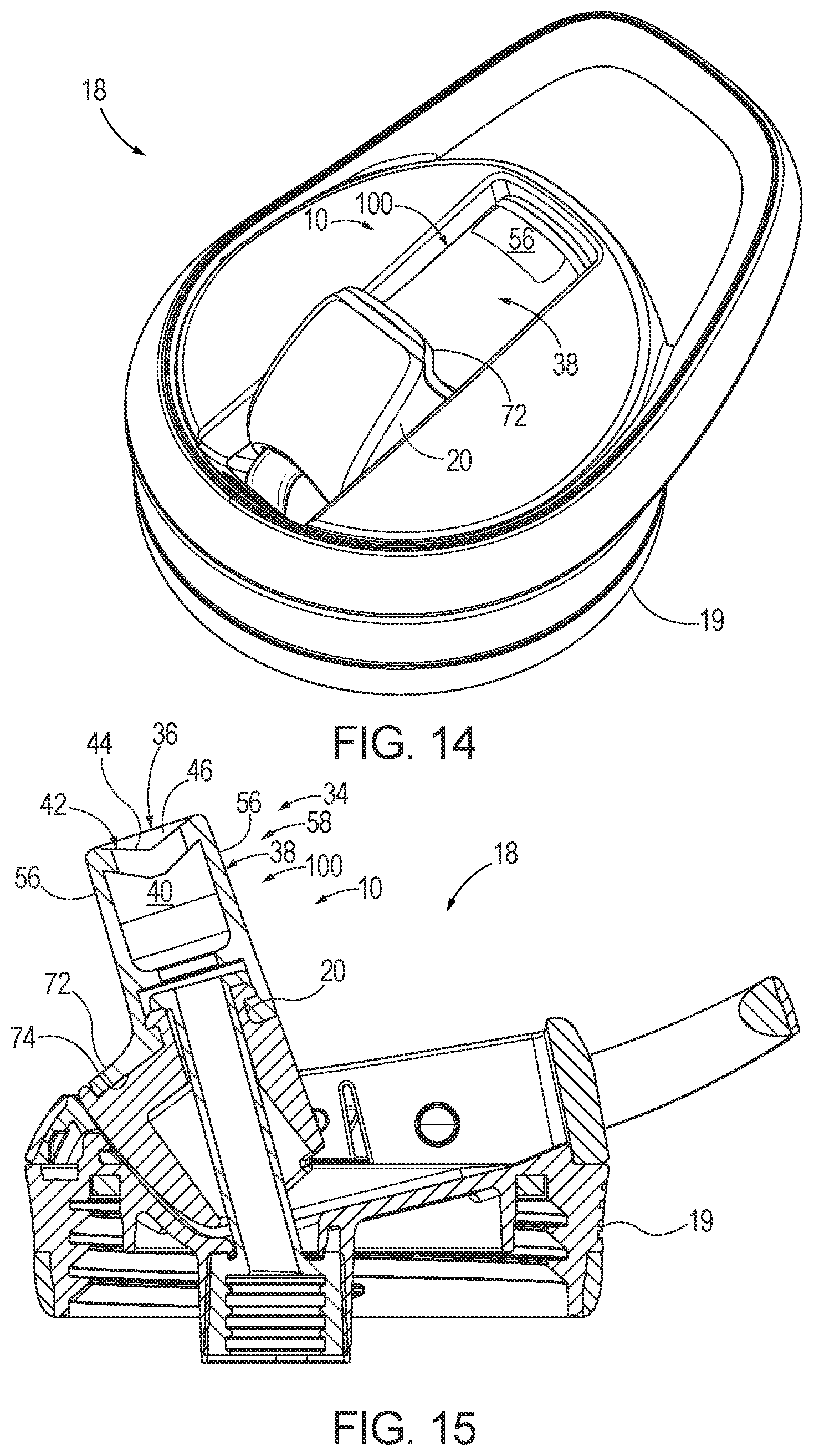 Patent US12365519 Figure 8 – Bite-actuated mouthpieces and drink vessels including bite-actuated mouthpieces
