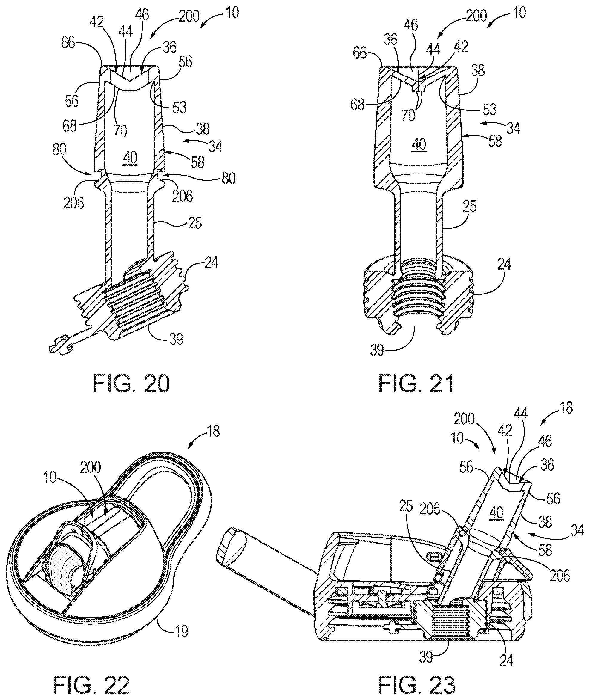 Patent US12365519 Figure 12 – Bite-actuated mouthpieces and drink vessels including bite-actuated mouthpieces