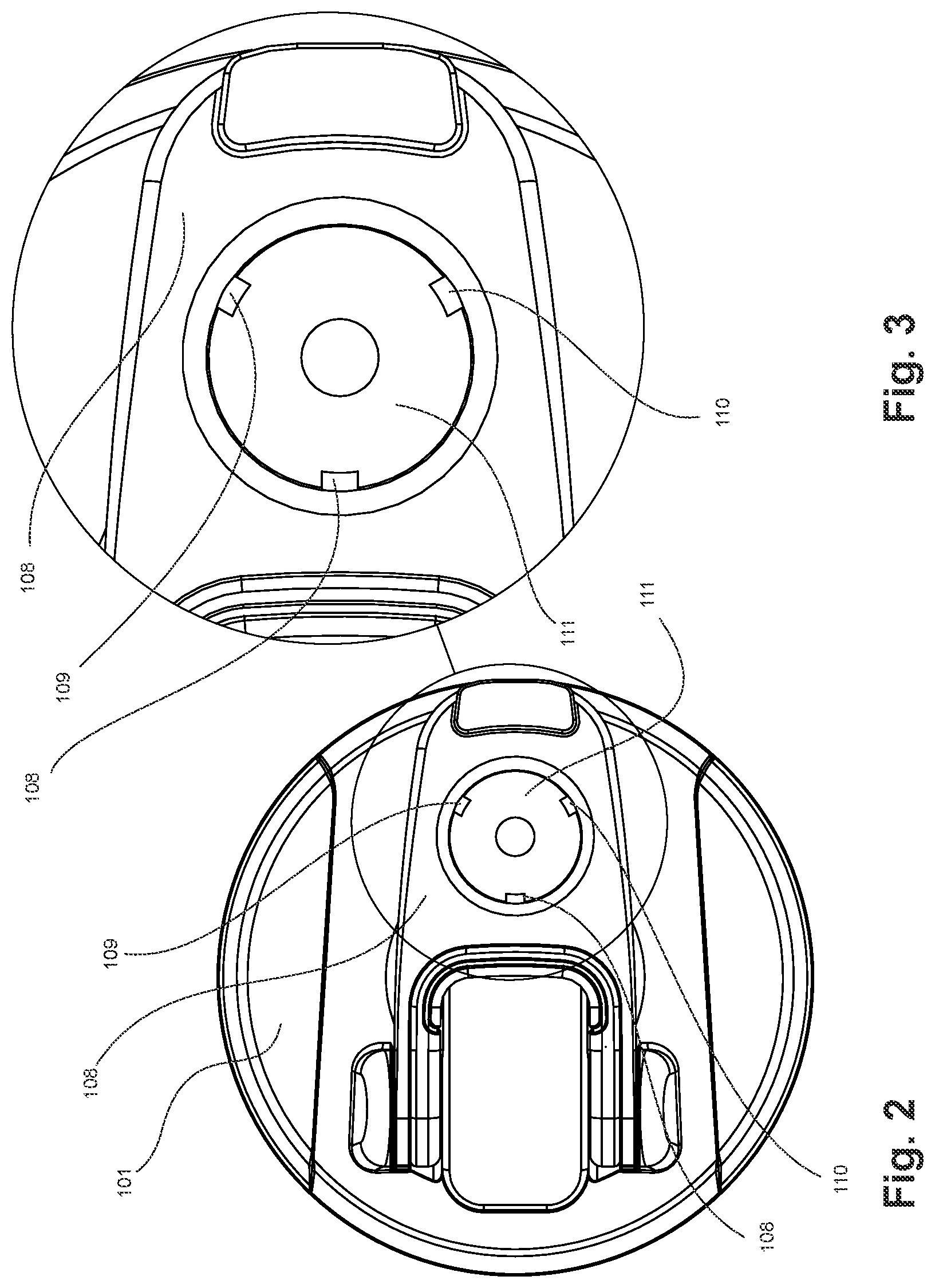 Patent US12365522 Figure 2 – Liquid container with a universal adapter and accessories therefor
