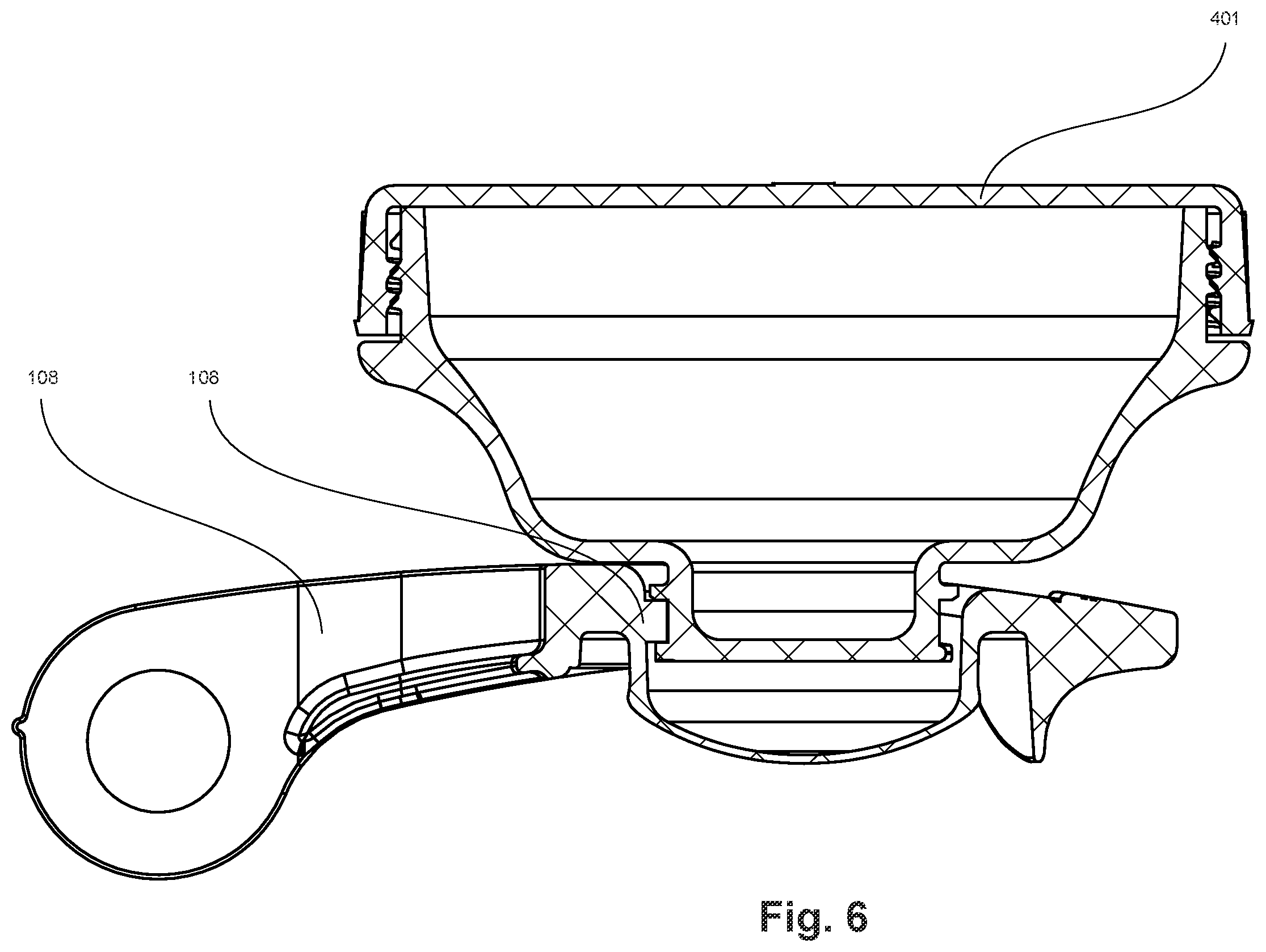 Patent US12365522 Figure 5 – Liquid container with a universal adapter and accessories therefor