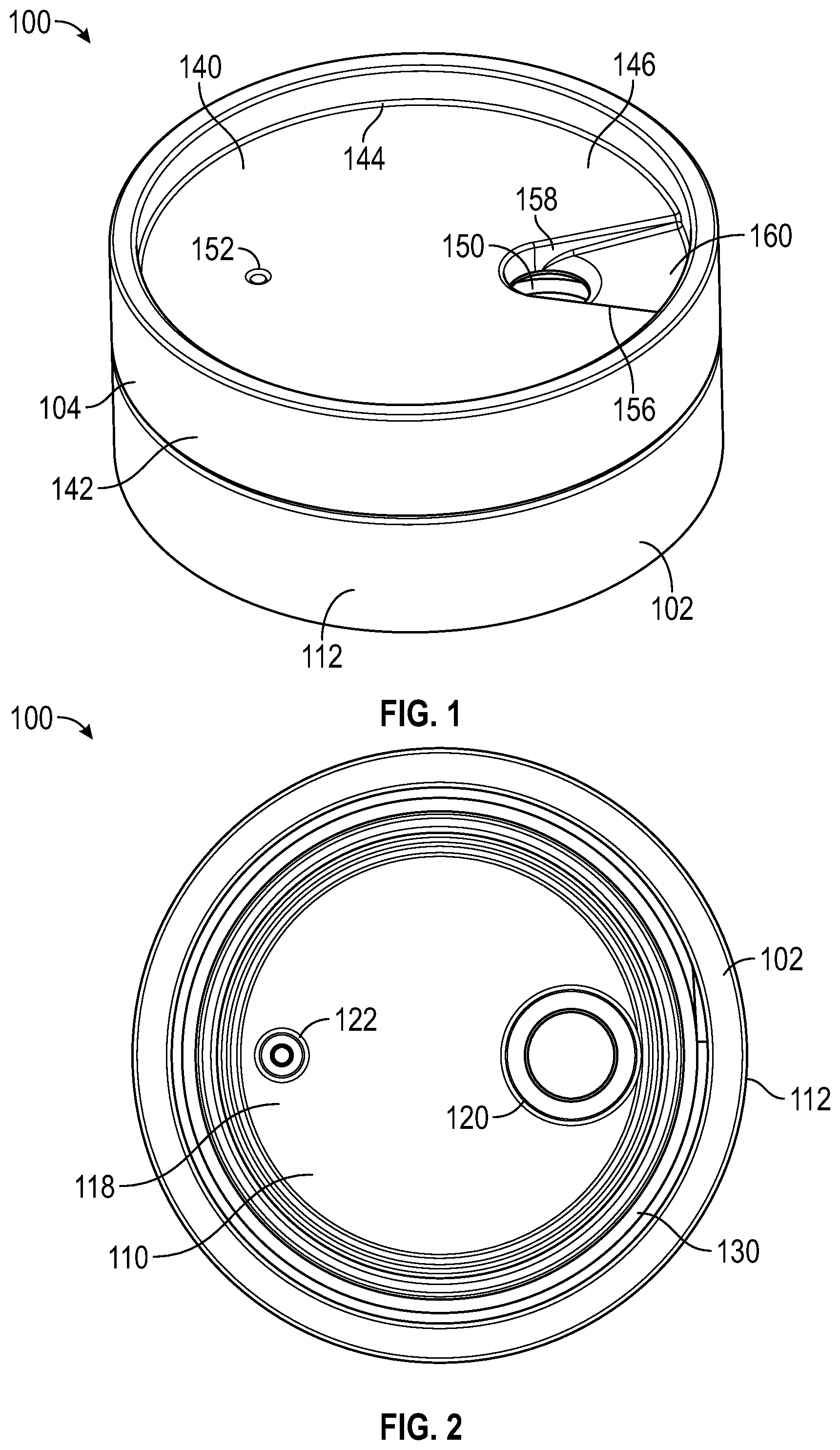 Patent US12365523 — Seal arrangement for a container closure — Figure 1