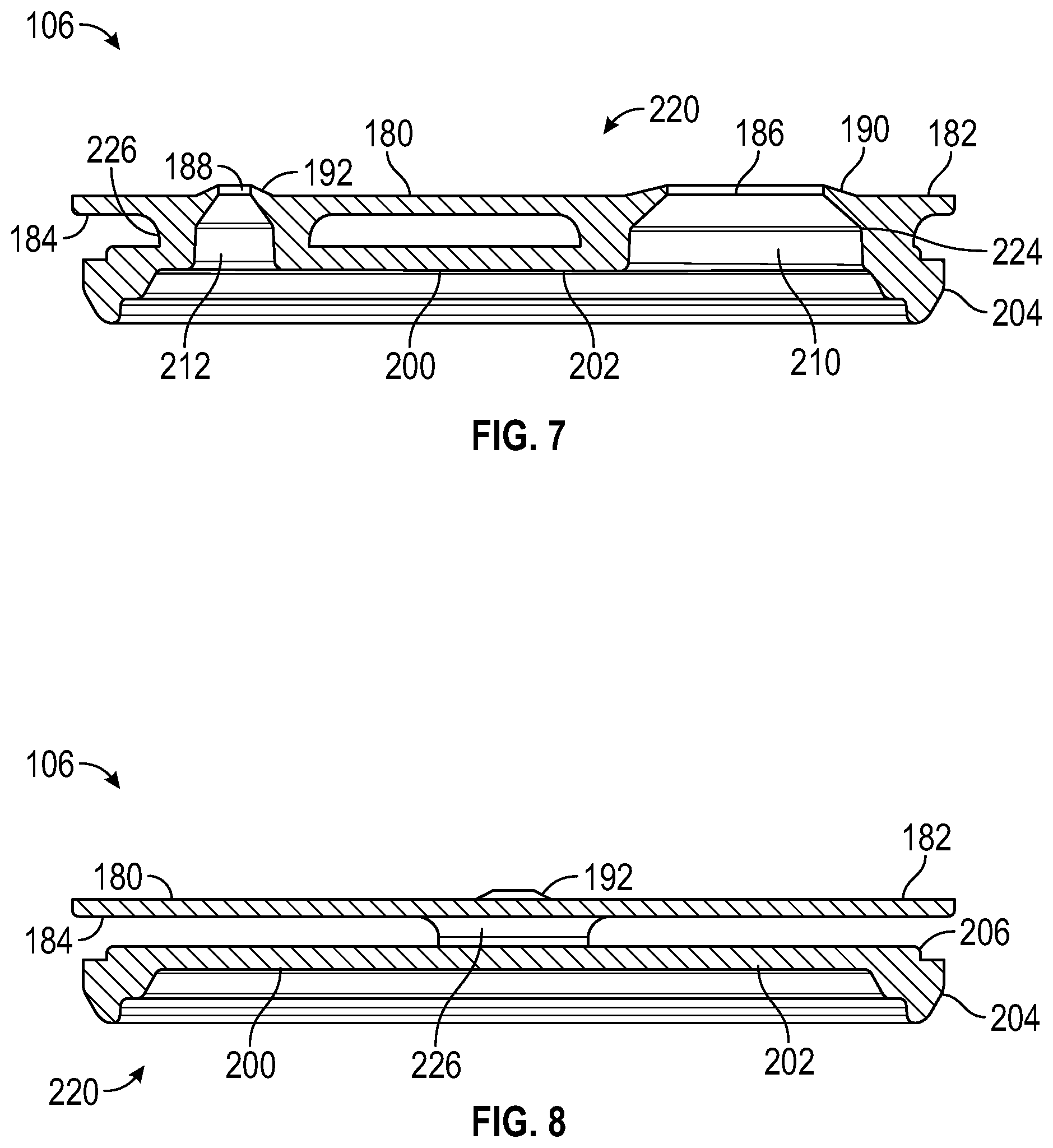 Patent US12365523 Figure 5 – Seal arrangement for a container closure